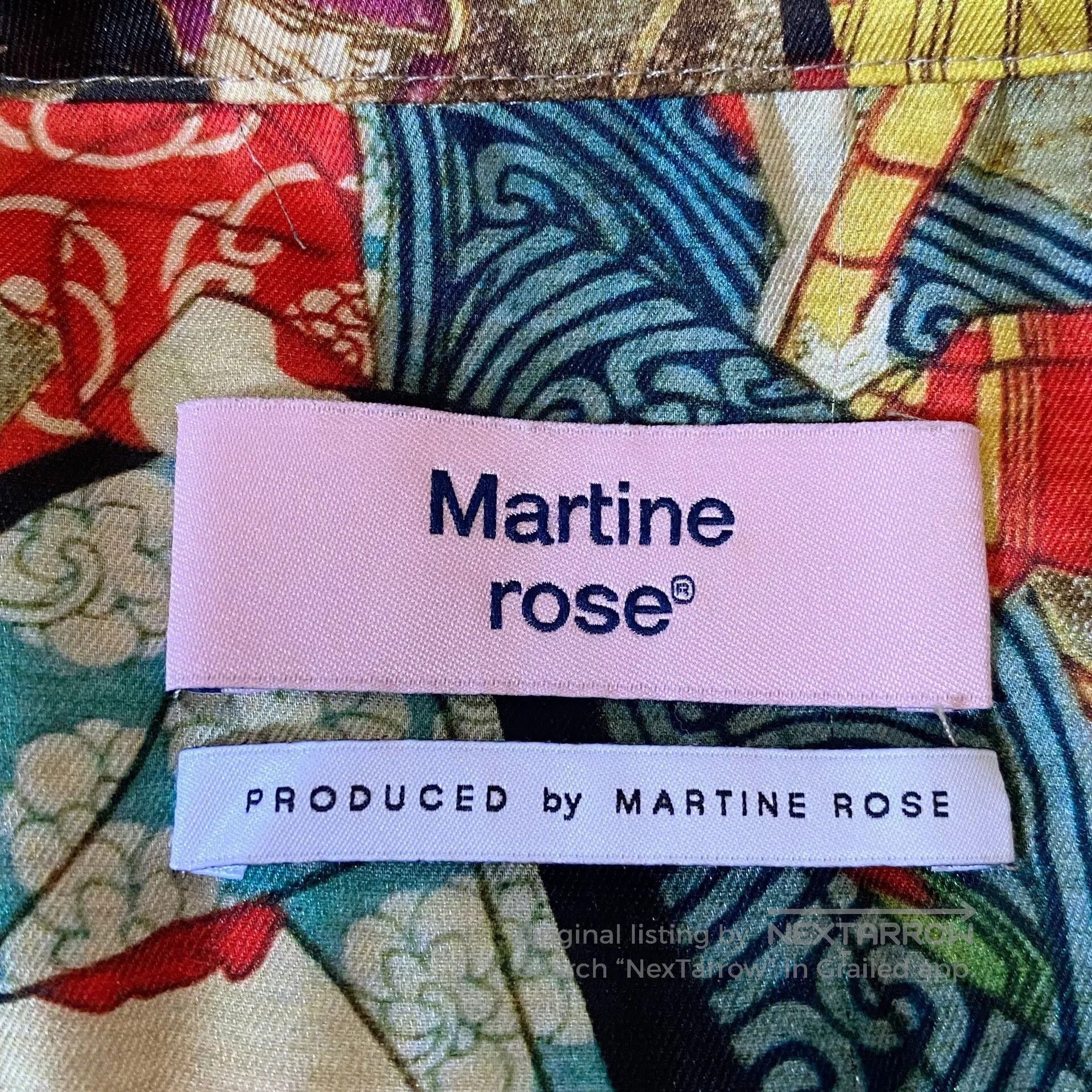 Martine Rose Martine Rose Summer Short Sleeve Shirt. Size US S / EU 44-46 / 1 - 5 Thumbnail