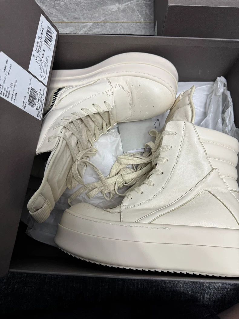 Rick Owens Rick Owens Main line pure white thick low inverted triangl Size US 6 / EU 39 - 9 Thumbnail