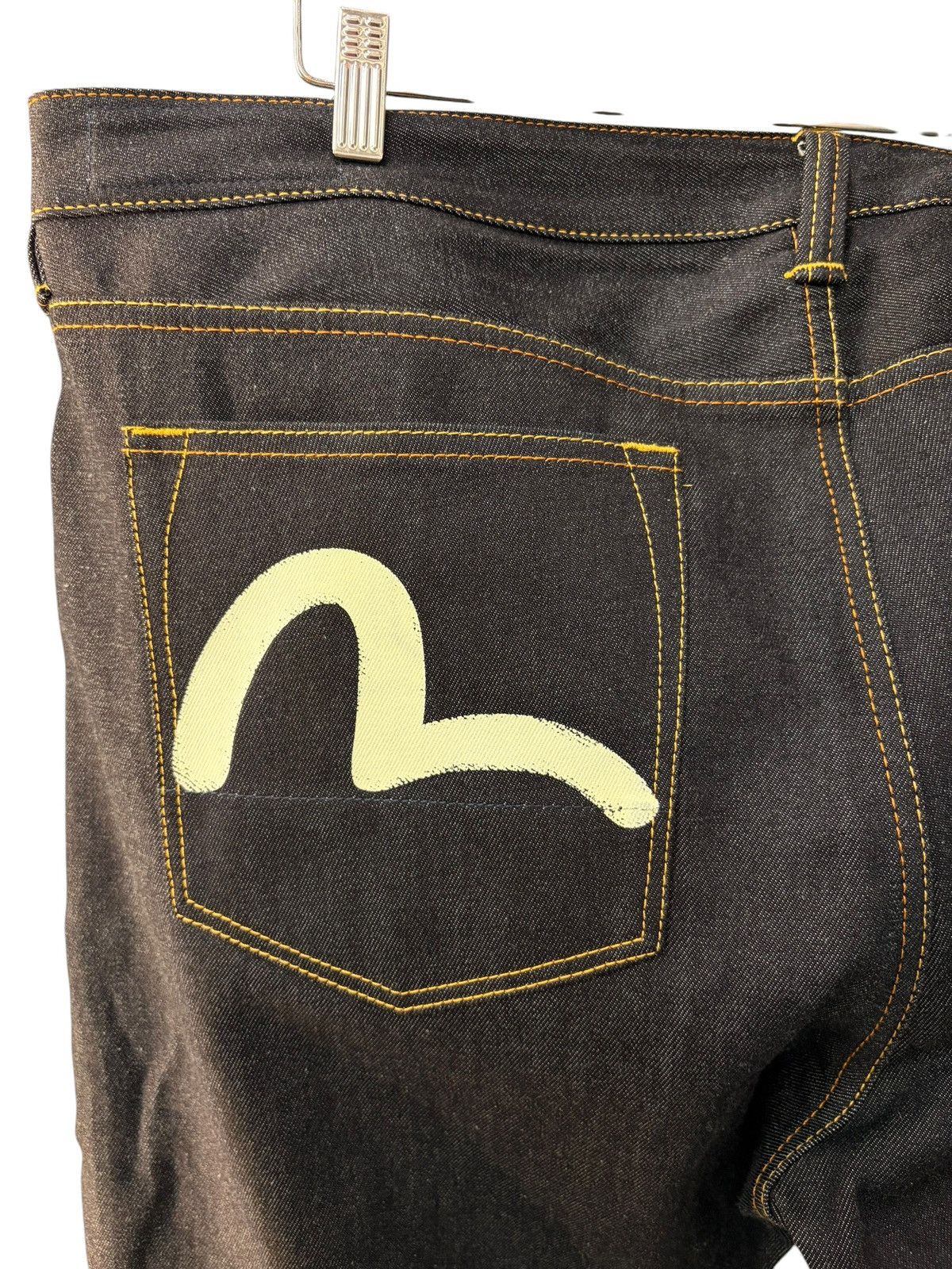 Evisu Evisu Navy Cream Logo jeans Size US 40 / EU 56 - 3 Thumbnail