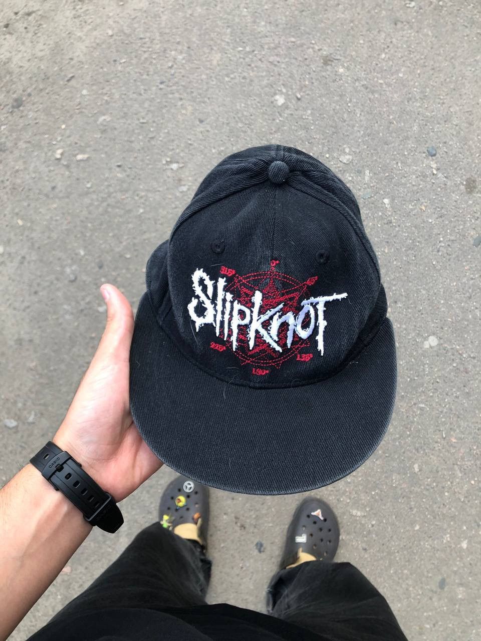 Slipknot × Vintage VERY RARE SLIPKNOT CAP ROCK BAND METAL PUNK Y2K 90s BIG LOGO Size ONE SIZE - 1 Thumbnail