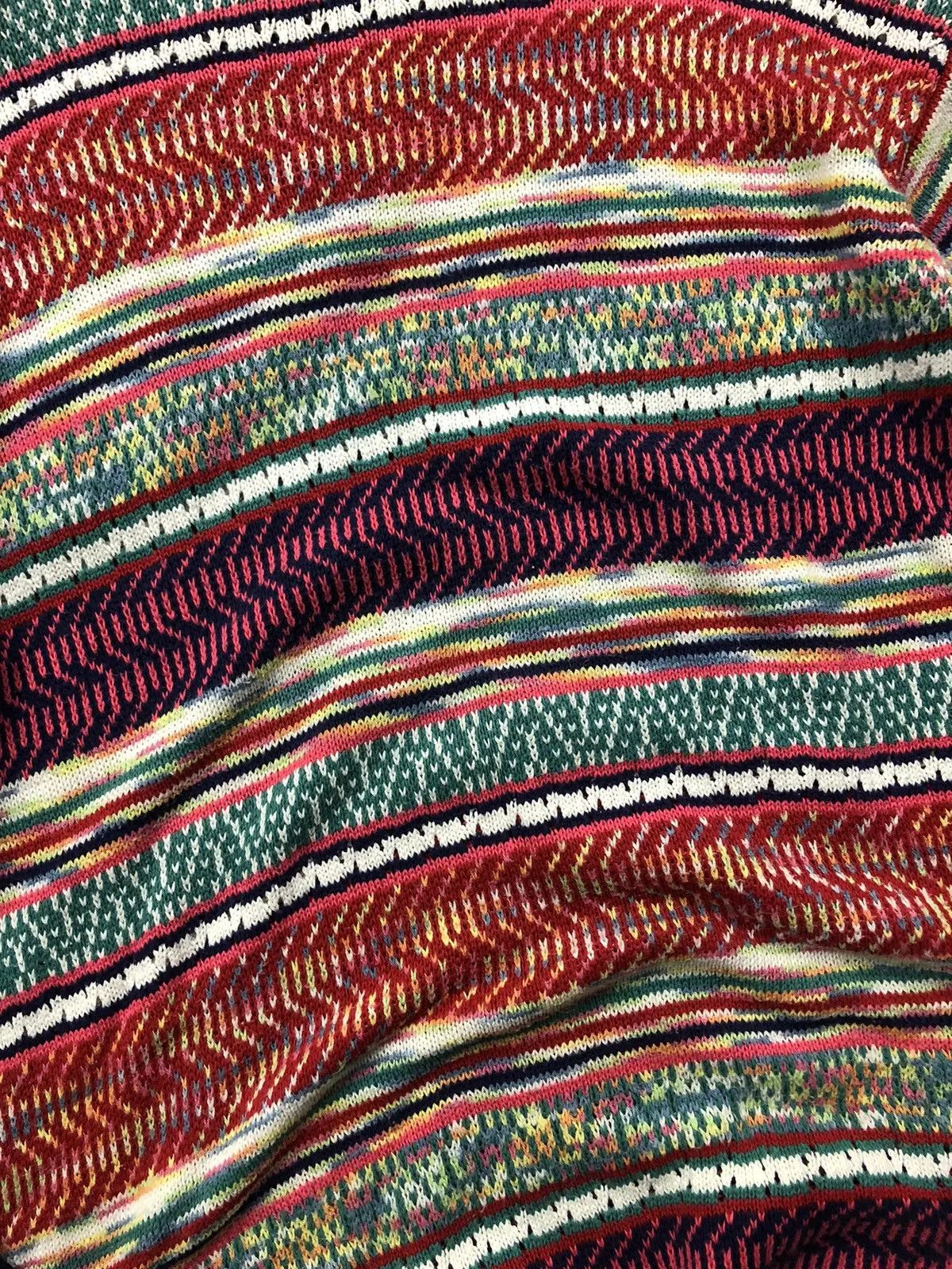 United Colors Of Benetton UNITED COLORS OF BENETTON Coogi Style Sweater Streetwear Y2k Size US L / EU 52-54 / 3 - 4 Thumbnail
