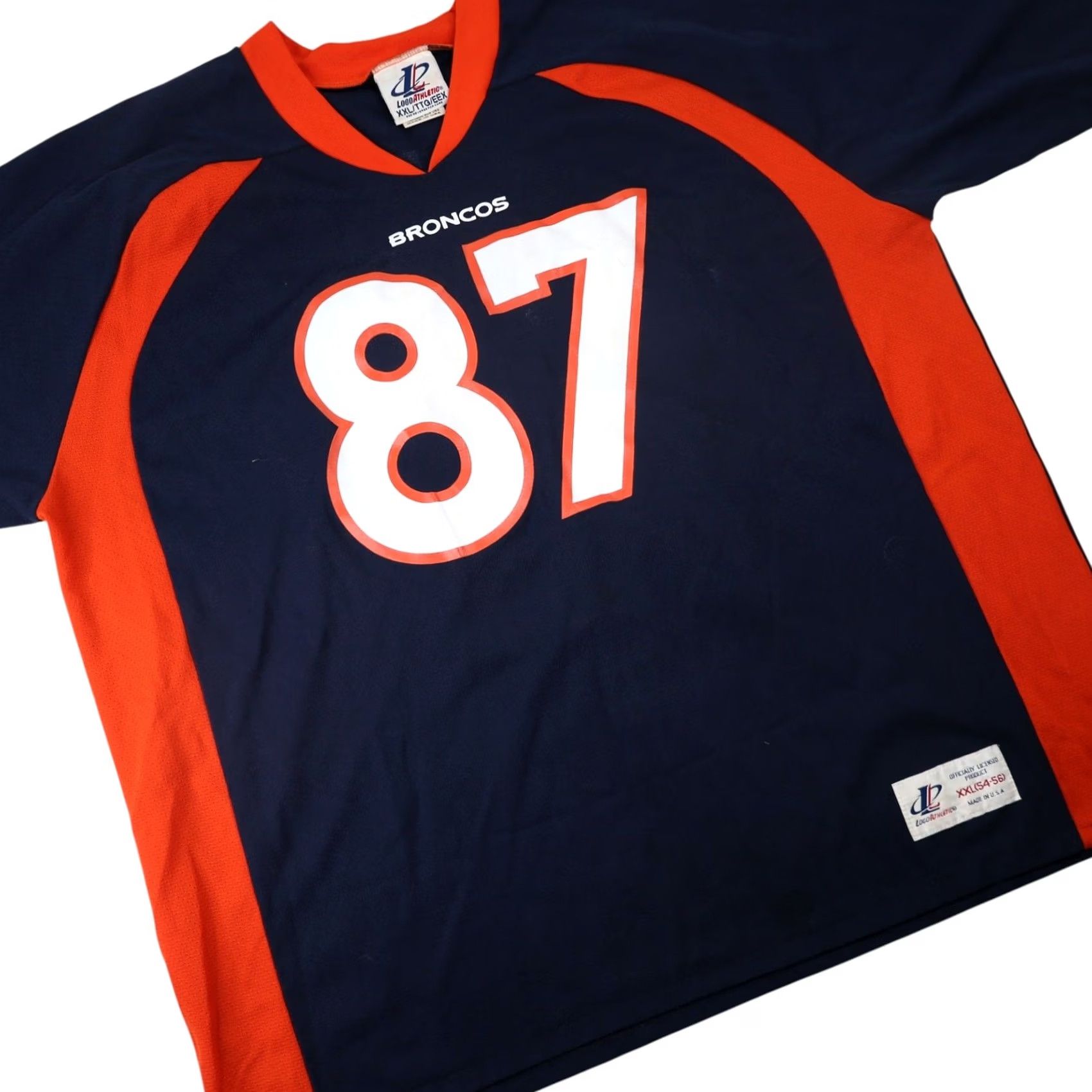 Logo Athletic VINTAGE Logo Athletics Denver Broncos #87 Ed McCaffrey Mens XXL Jersey Blue T-Shirt Size US XXL / EU 58 / 5 - 3 Thumbnail