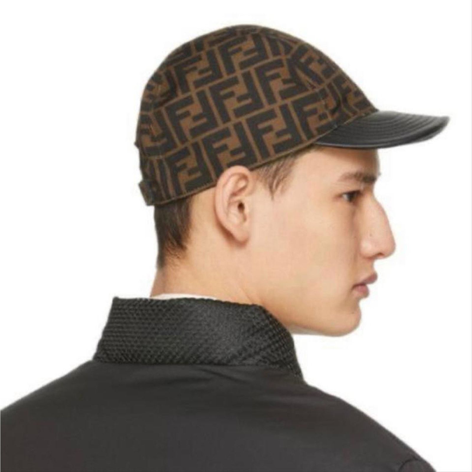 Fendi FF logo stripe reversible baseball hat Size ONE SIZE - 6 Thumbnail