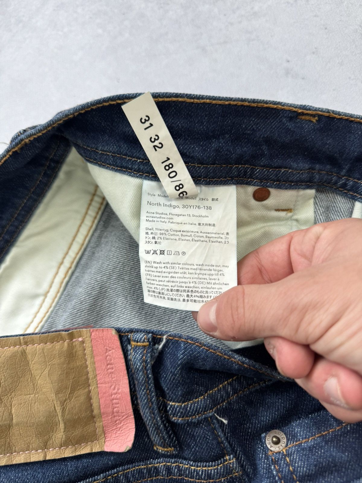 Acne Studios Acne Studios Men's Blue Jeans Size US 31 - 10 Thumbnail