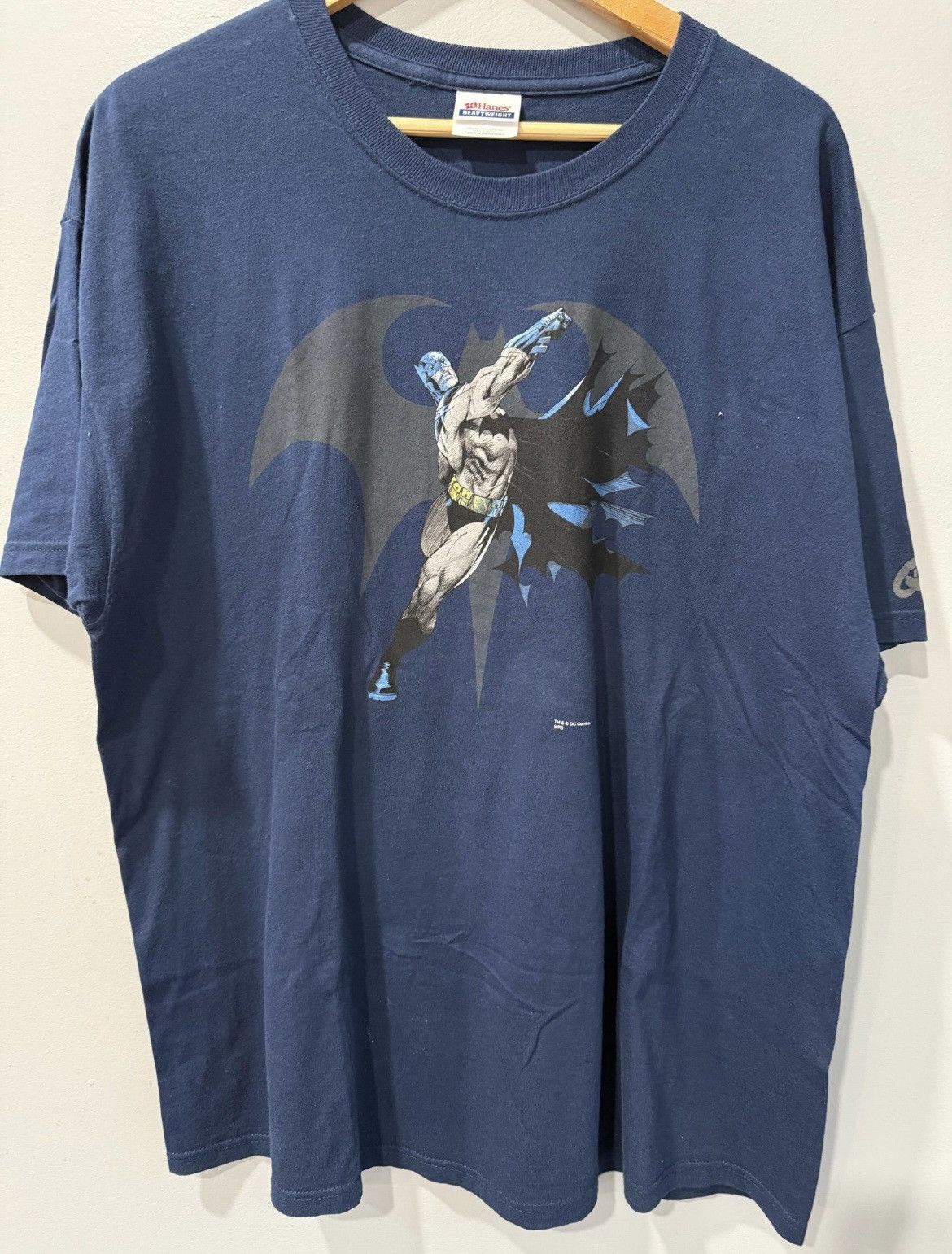 Hanes Vintage graphitti dc comics Batman t shirt size XL Navy Size US XL / EU 56 / 4 - 1 Thumbnail