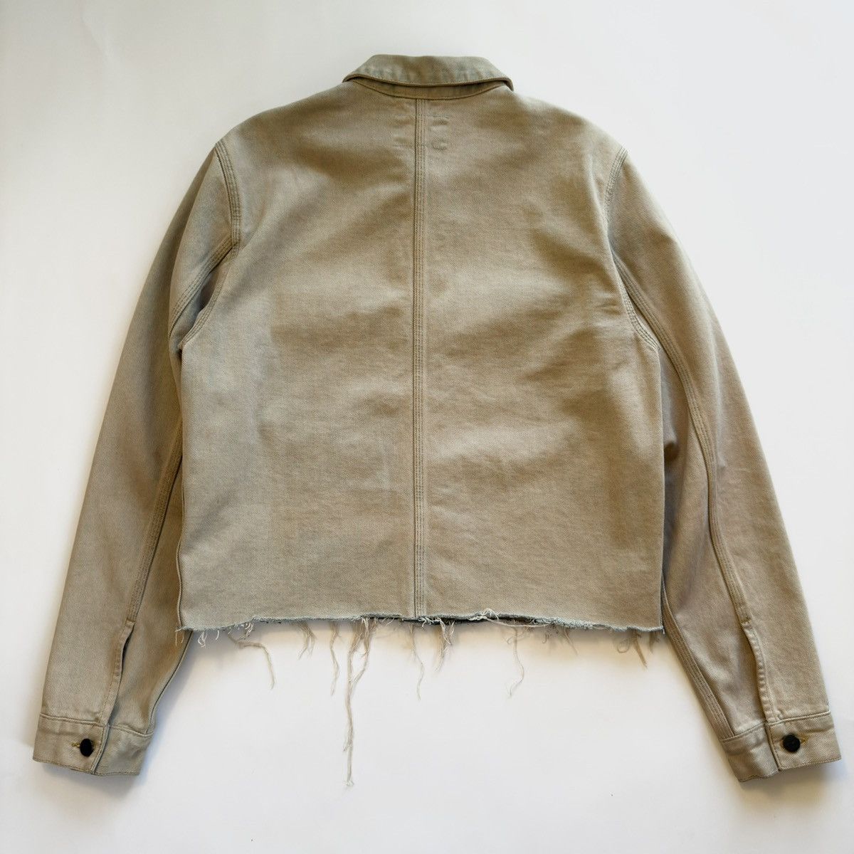 Carhartt Carhartt Distressed Stetson Denim Jacket in Beige size Small Size US S / EU 44-46 / 1 - 4 Thumbnail