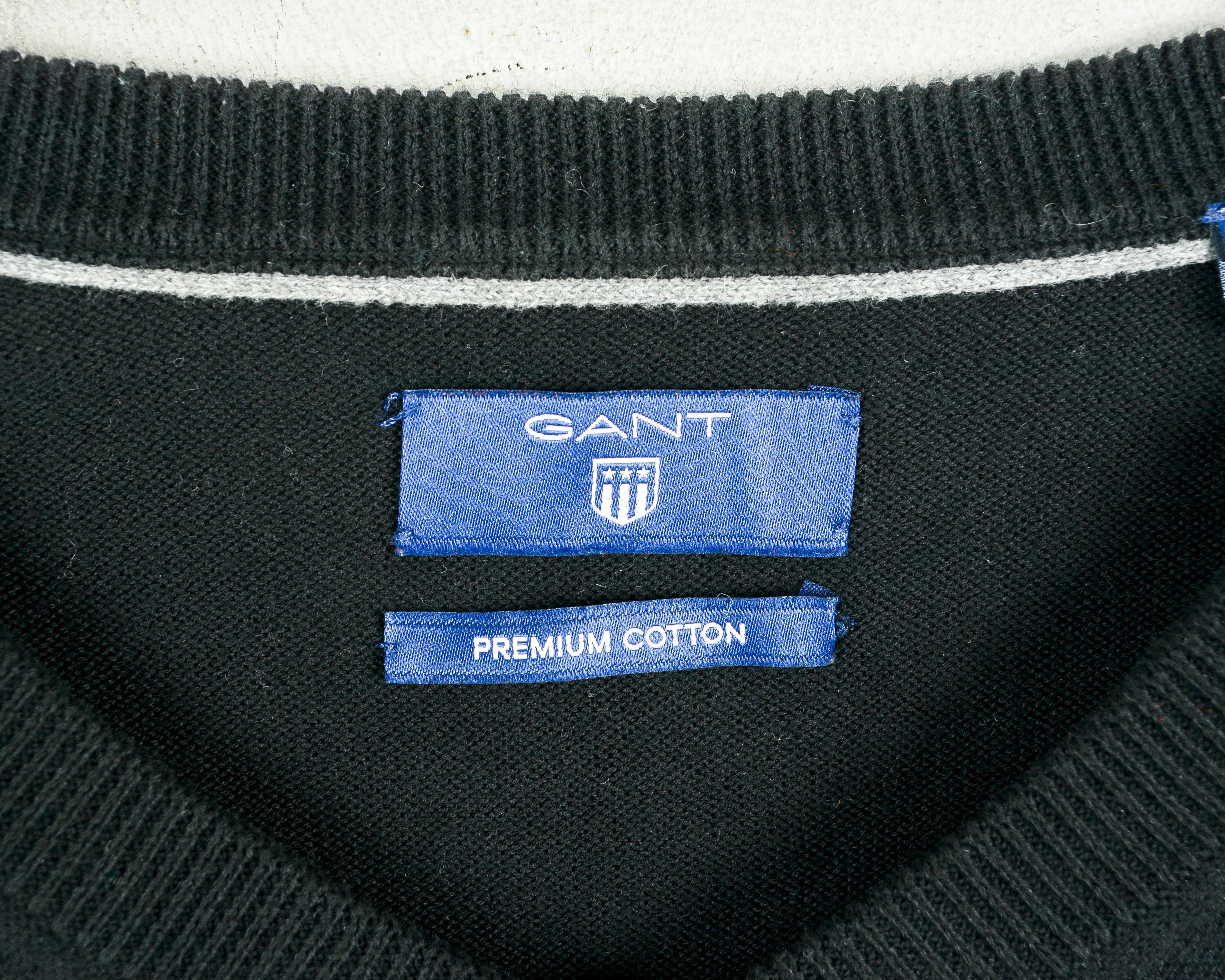 Gant Premium S Cotton Pullover V-Neck Jumper Sweater Top Size US S / EU 44-46 / 1 - 3 Thumbnail