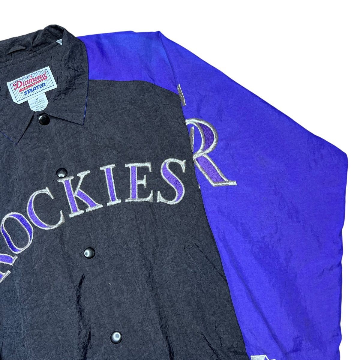 Starter 1990s MLB Colorado Rockies Starter Diamond Collection Jacket Size US M / EU 48-50 / 2 - 18 Thumbnail