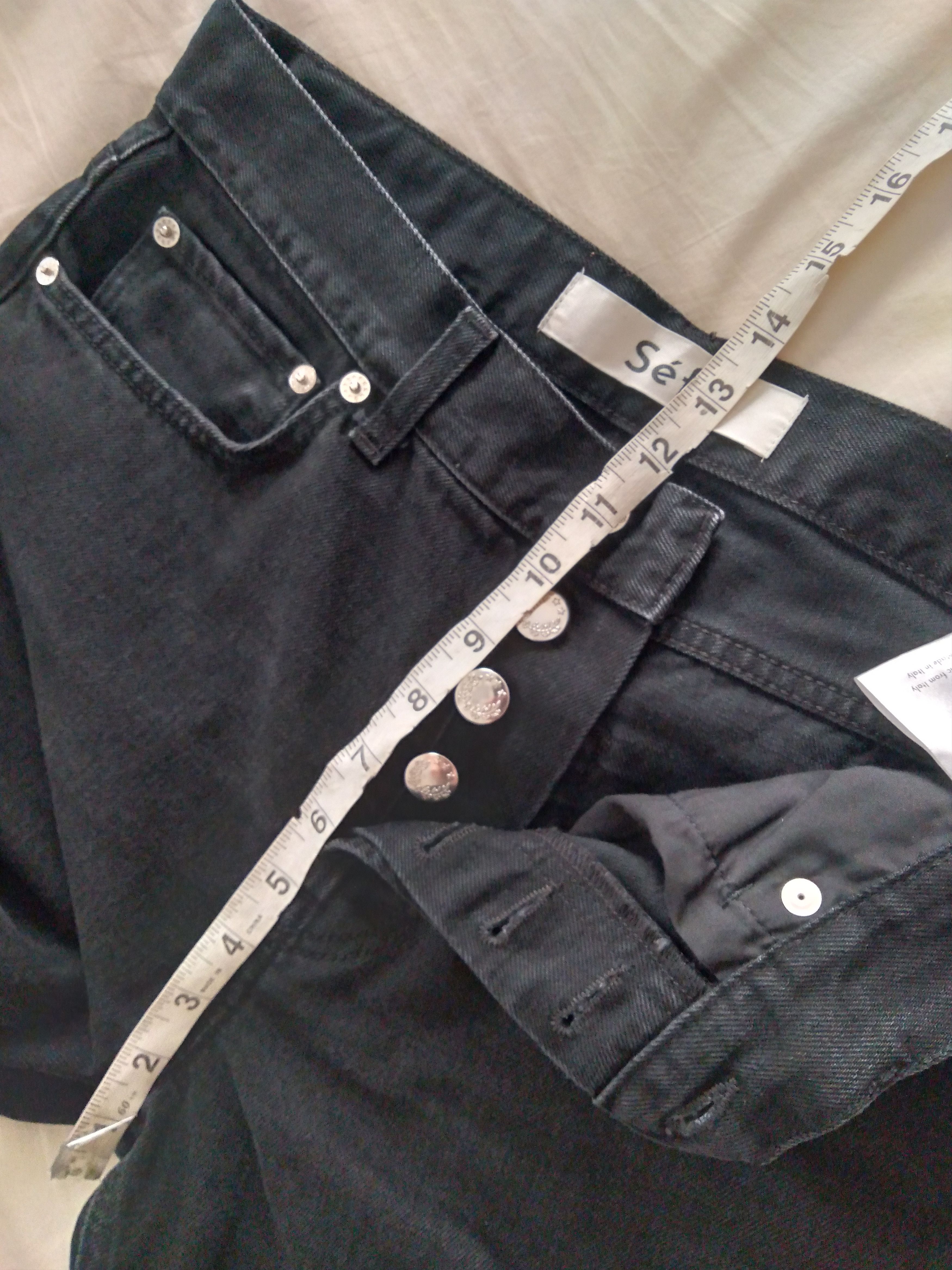 Sefr Washed Black Straight Jeans Italy 30 Size US 30 / EU 46 - 4 Thumbnail