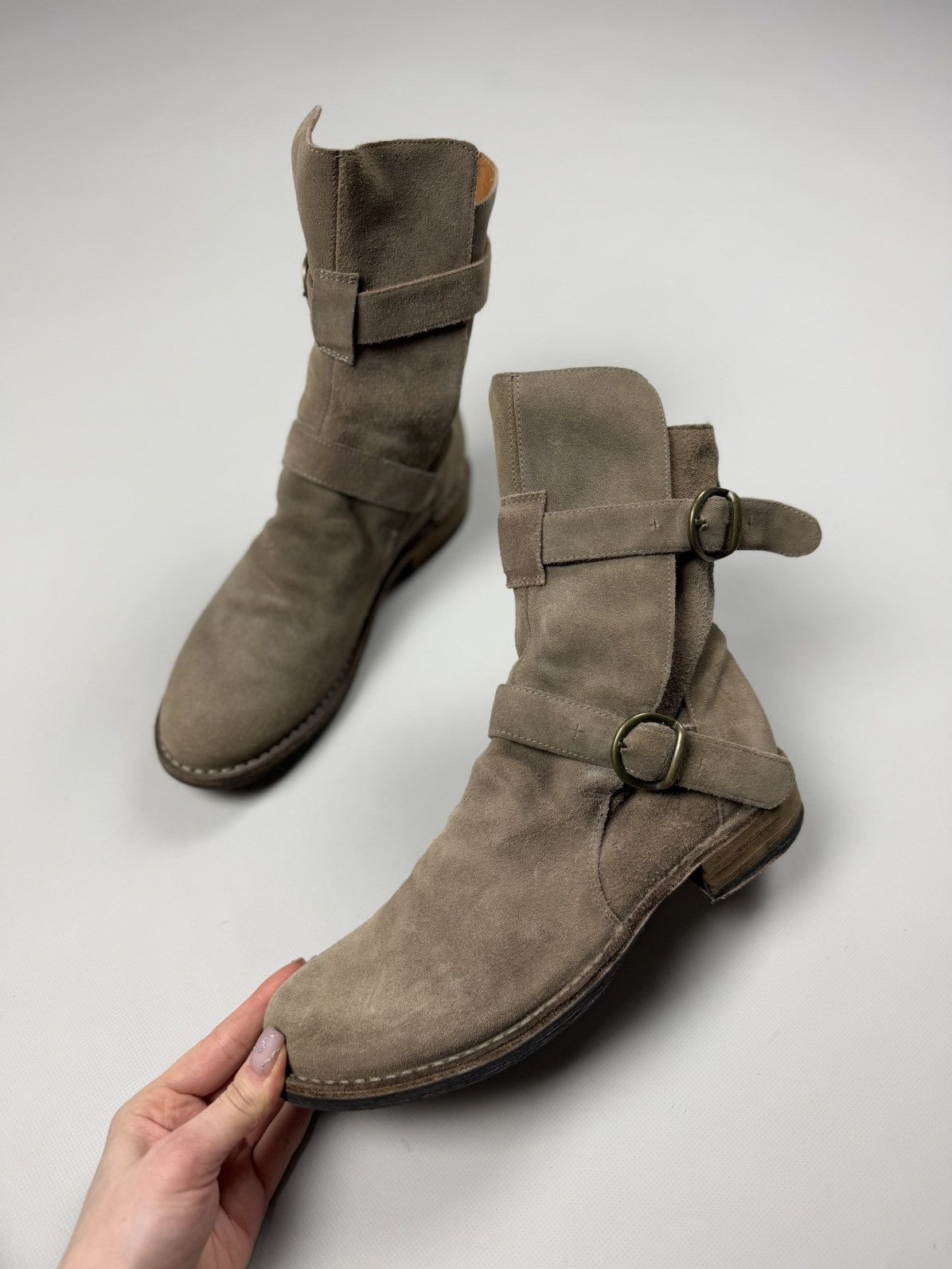 Fiorentini + Baker Florentini + Baker Ladies Avant-garde Suede Boots Shoes Size US 9 / IT 39 - 10 Thumbnail