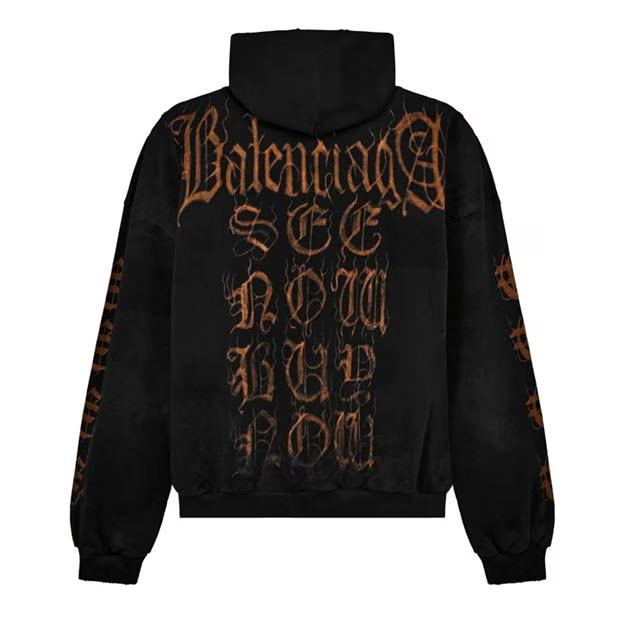 Balenciaga Metal Zip Hoodie Size US S / EU 44-46 / 1 - 2 Thumbnail