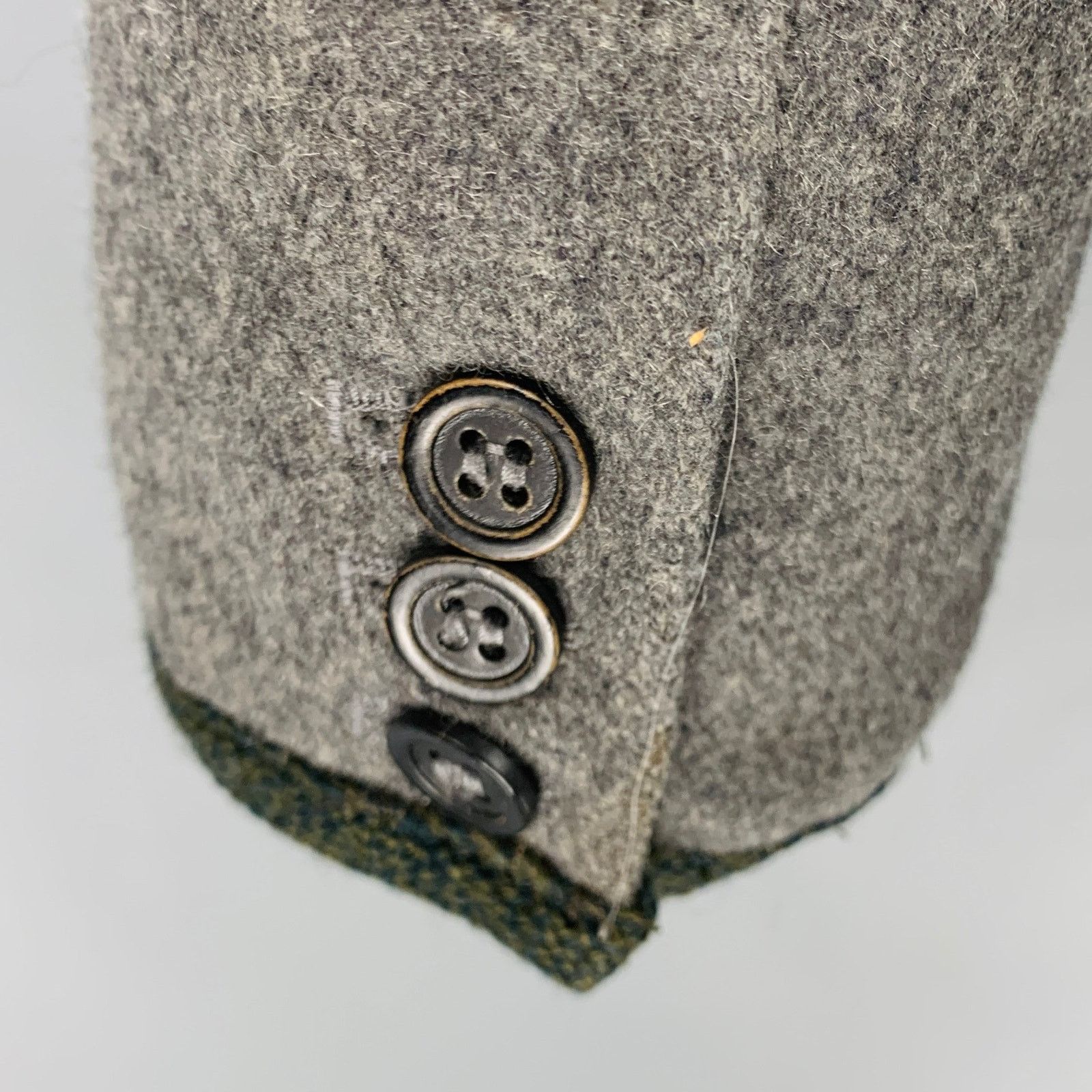 Marc by Marc Jacobs Size M Charcoal Grey Wool Blend Sport Coat Size 40R - 5 Thumbnail