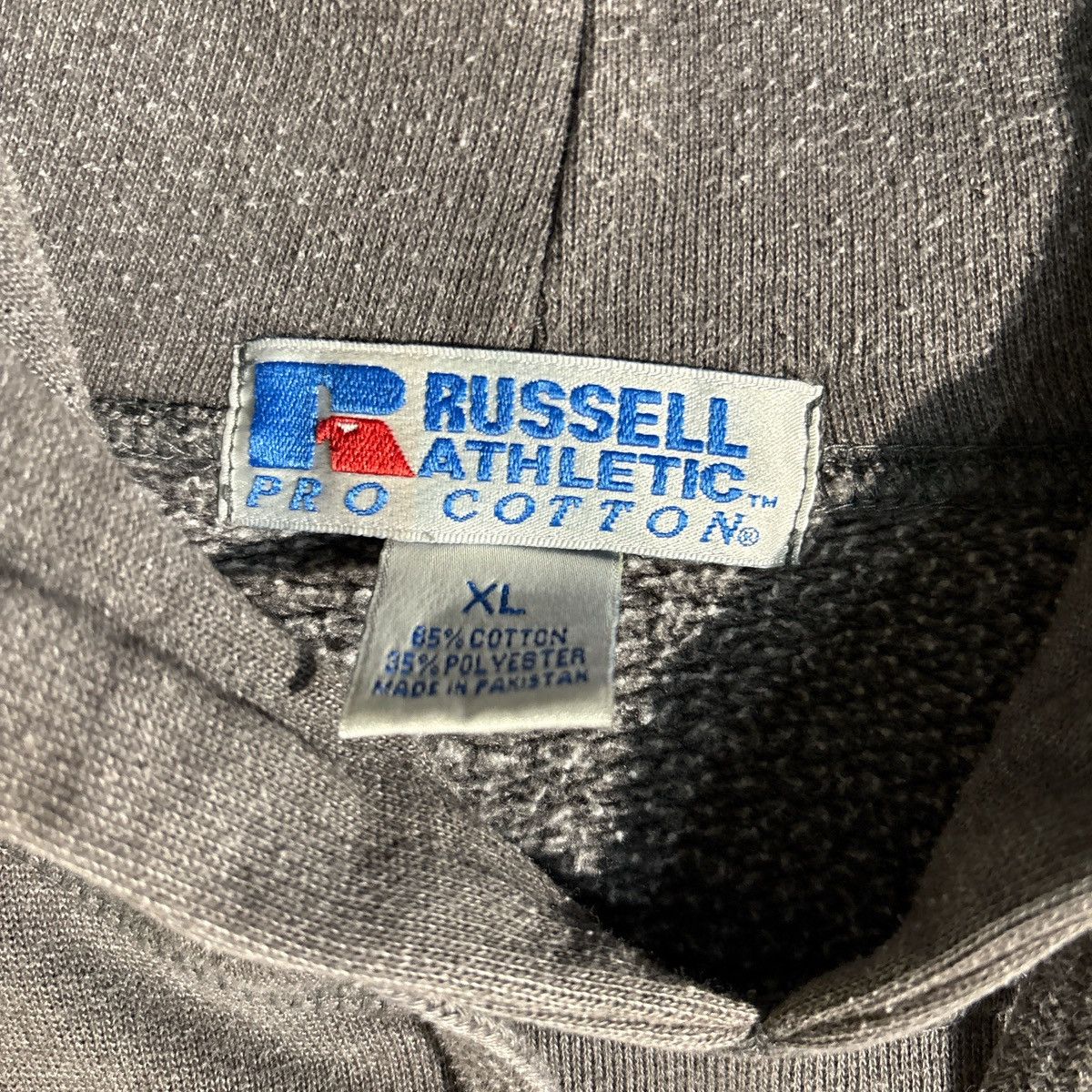 Russell Athletic Vintage Russell Athletic Faded Grey Oversized Hoodie Size US XL / EU 56 / 4 - 6 Thumbnail