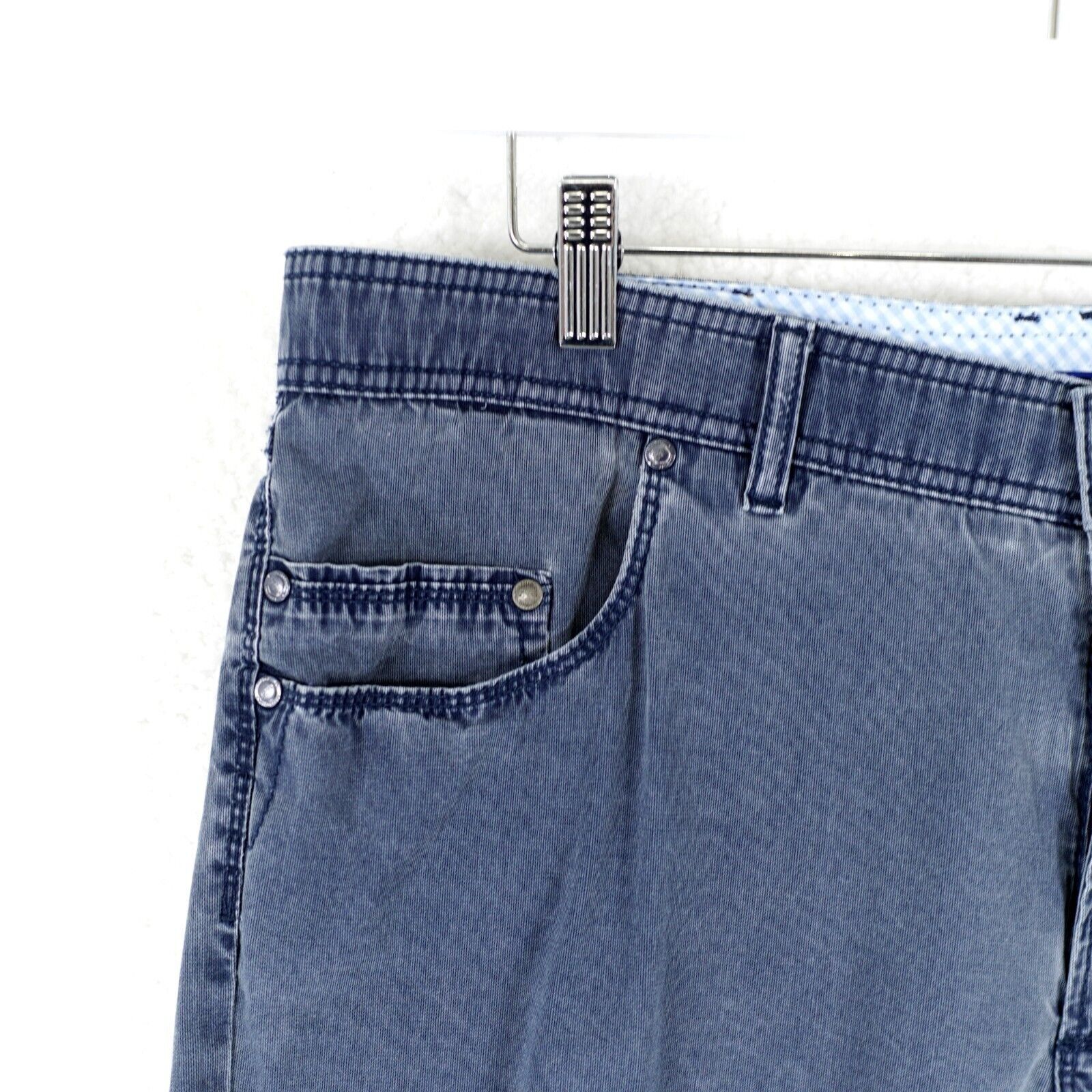 BRAX Brax Eurex Blue Elastic Waist Jeans Lightweight Mid Rise 37/ Size US 37 - 2 Thumbnail
