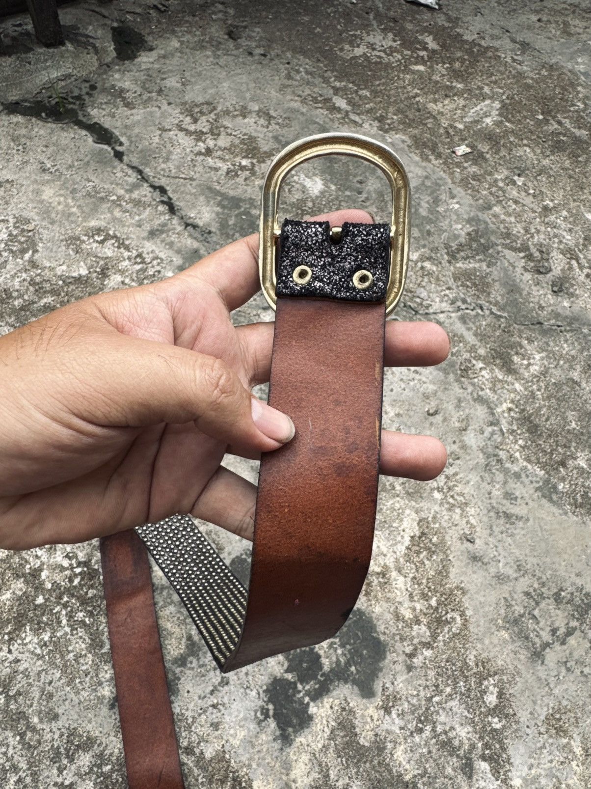Hysteric Glamour Leather Belt Studded Japanese Styled Size ONE SIZE - 7 Thumbnail