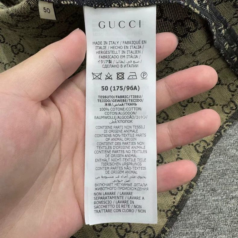 Gucci Gucci Double G full-print denim jacket 2502-Nextarrow Size US M / EU 48-50 / 2 - 5 Thumbnail