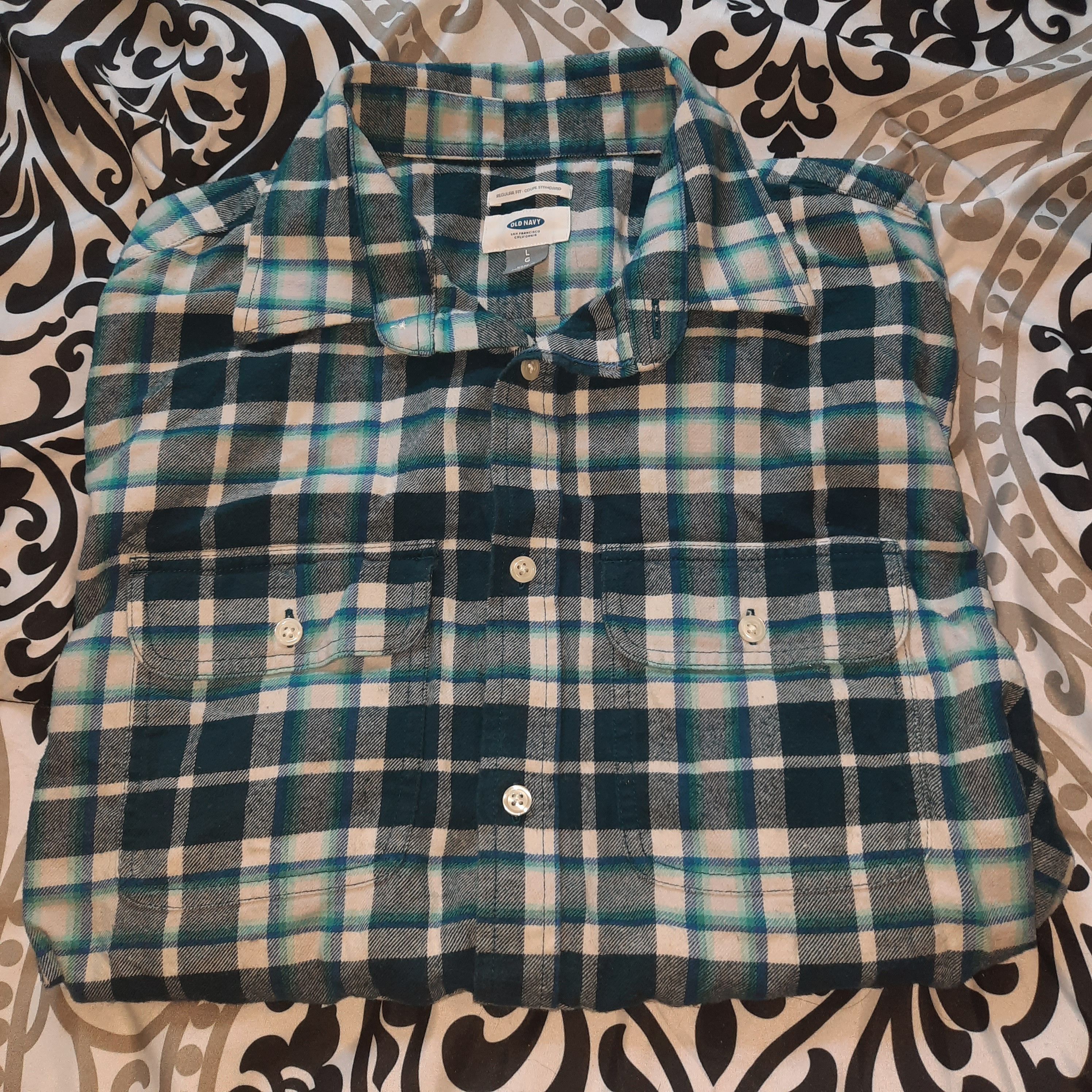 Old Navy old navy flannel Size US L / EU 52-54 / 3 - 4 Thumbnail