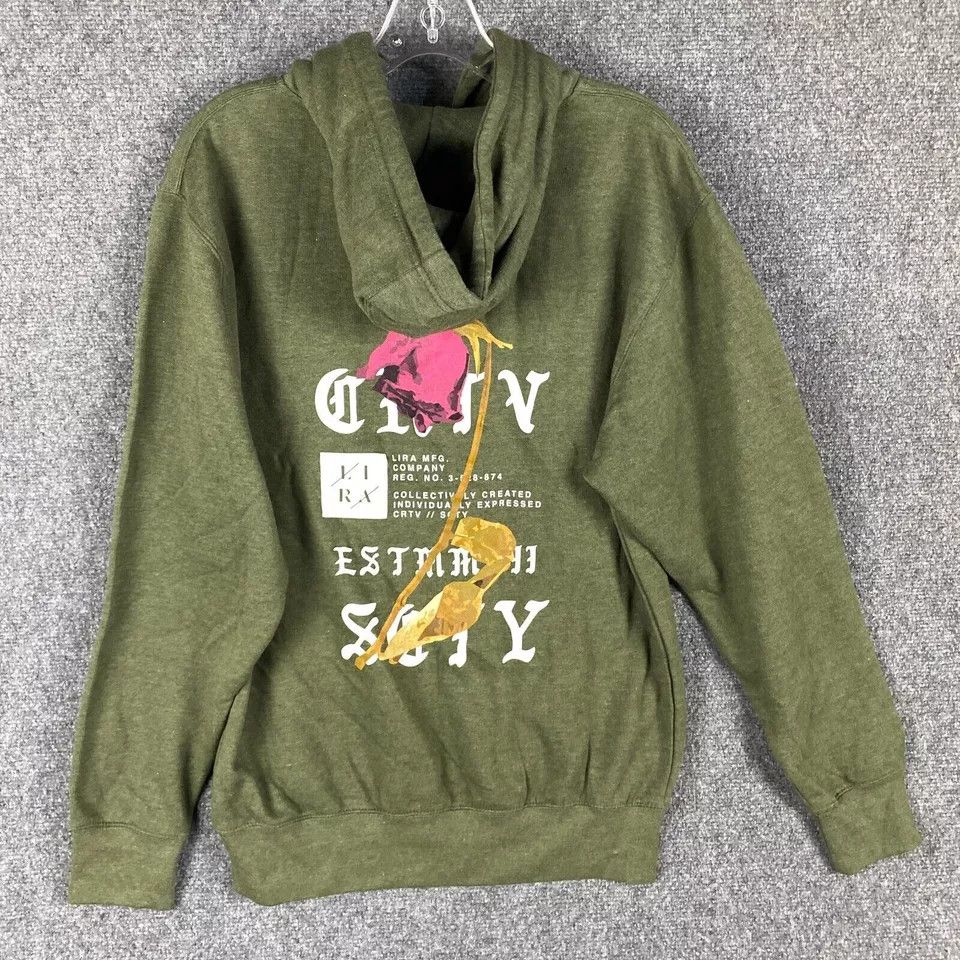 Lira Lira MFG Hoodie Men's S Pullover Drawstring Cotton Blend Size US S / EU 44-46 / 1 - 8 Thumbnail