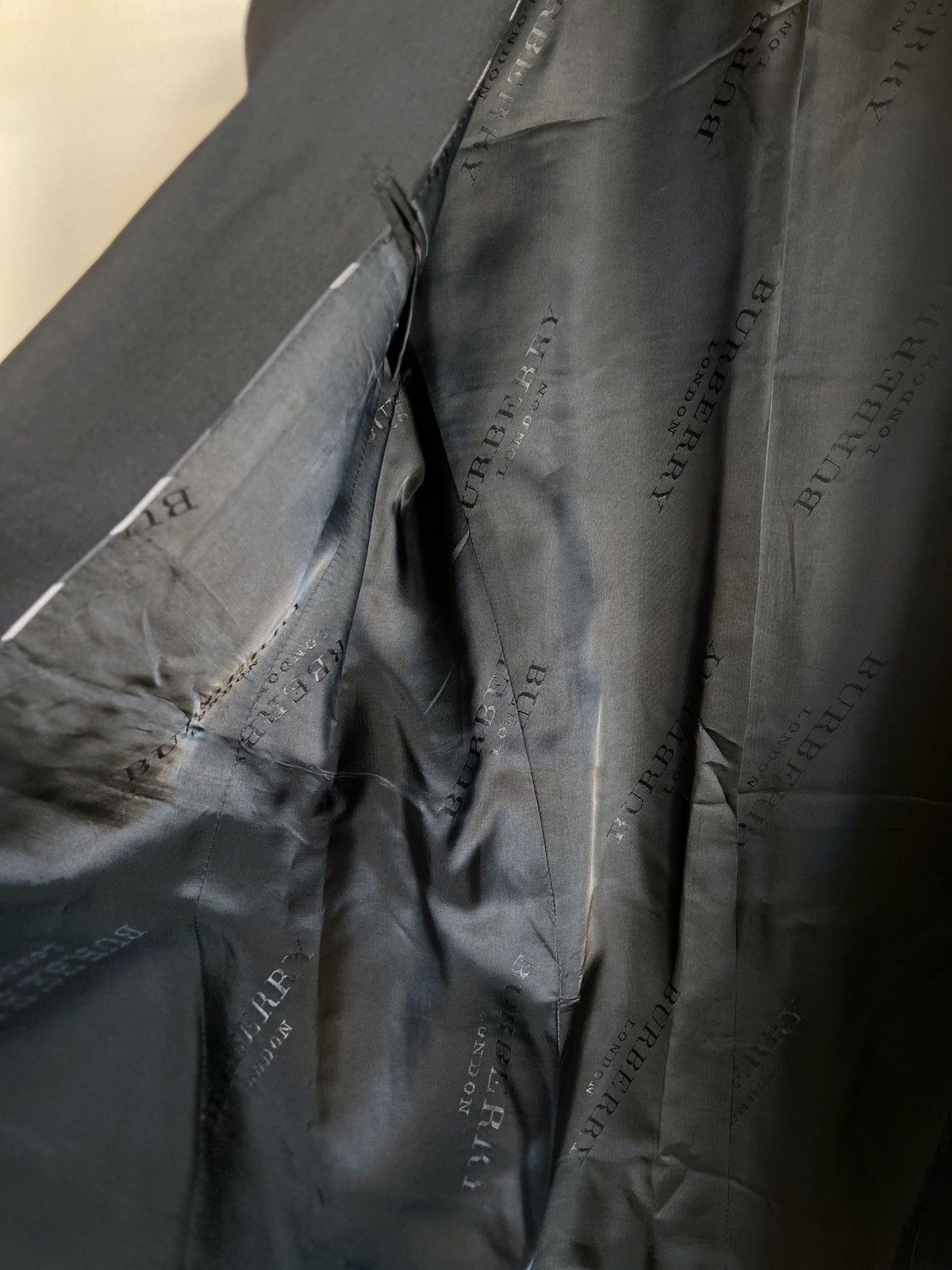 Burberry Burberry Blazer Wool Black Suit Jacket Size 52R - 15 Thumbnail