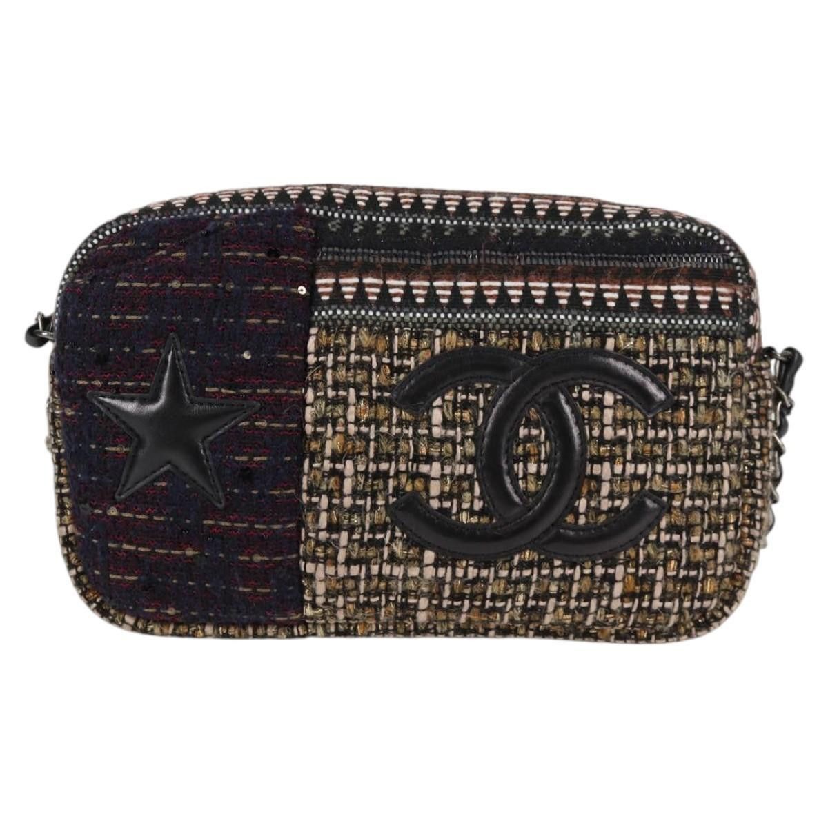 Chanel Chanel Paris-Dallas Camera Case Tweed Size ONE SIZE - 1 Thumbnail