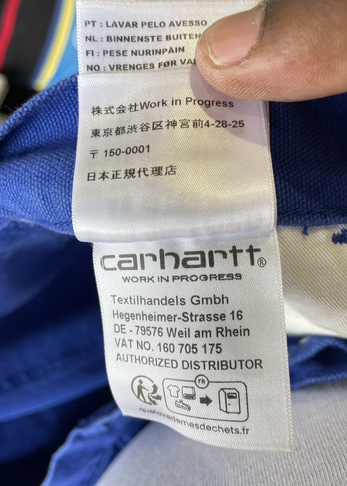 Carhartt Wip Carhartt WIP single knee pant french blue Size US 34 / EU 50 - 9 Thumbnail