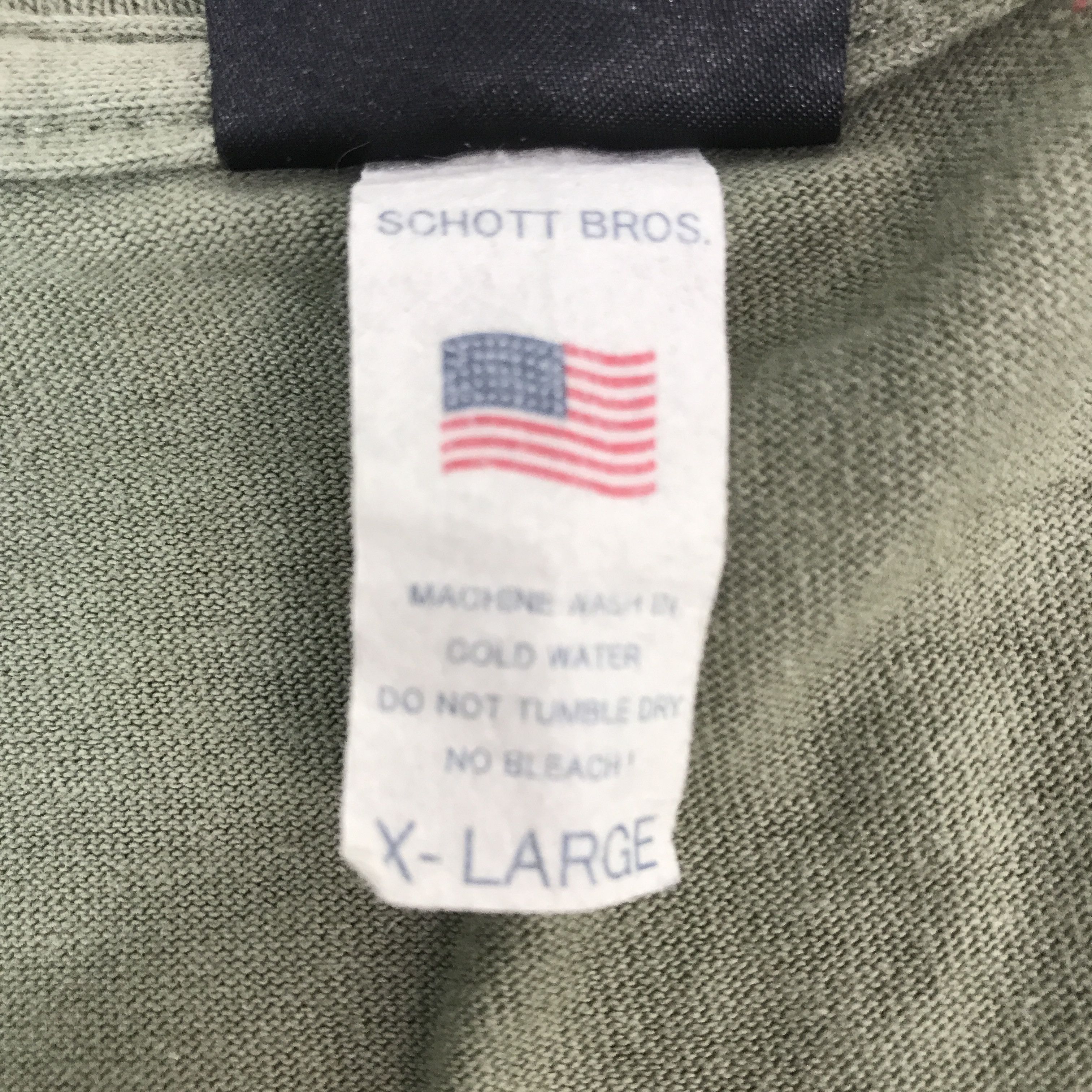 Schott Vintage Schott x Thunder oil co. Design T-shirt Size US M / EU 48-50 / 2 - 7 Thumbnail