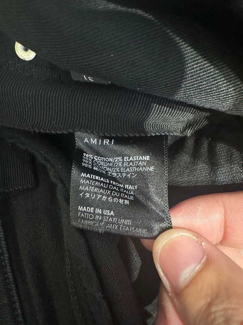 Amiri Amiri Black Diamond Jeans Size US 31 - 4 Thumbnail