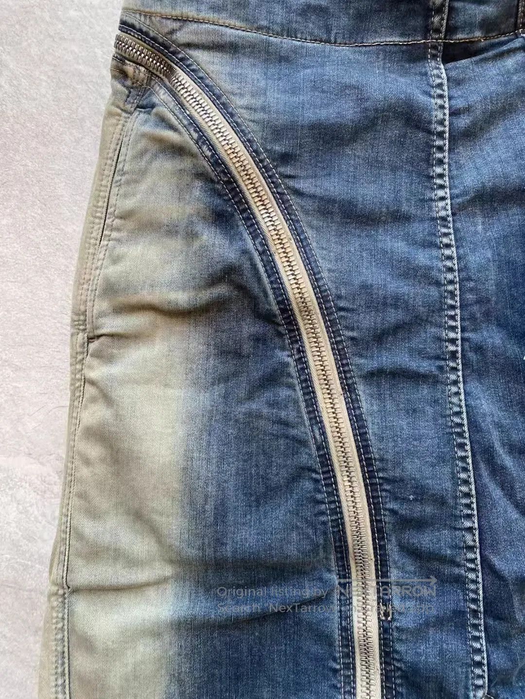 Rick Owens Rick Owens Distressed Denim Cargo Shorts. Size US 30 / EU 46 - 5 Thumbnail