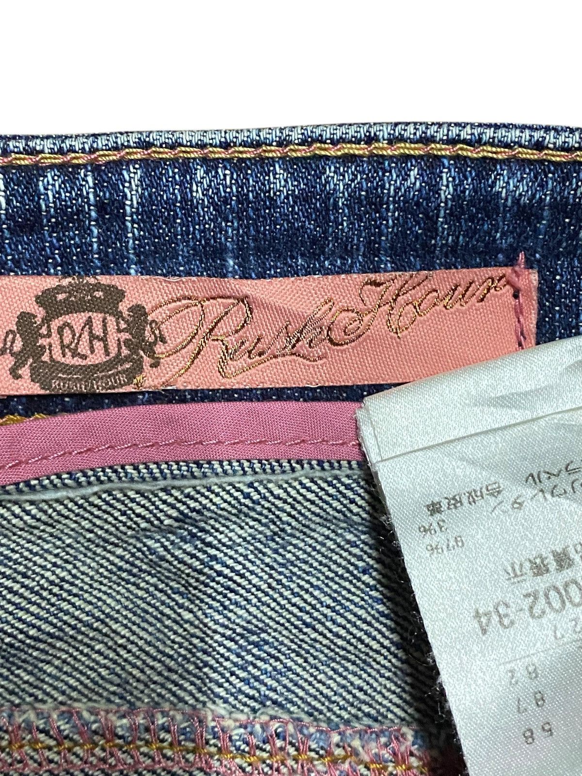 Japanese Brand Vintage Japanese Brand Rush Hour Denim Distressed Flare Jean Size US 28 / EU 44 - 14 Thumbnail