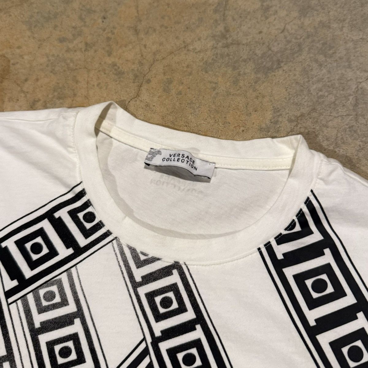 Versace Versace Collection Greek Fret Baroque Print Tee Size US S / EU 44-46 / 1 - 4 Thumbnail