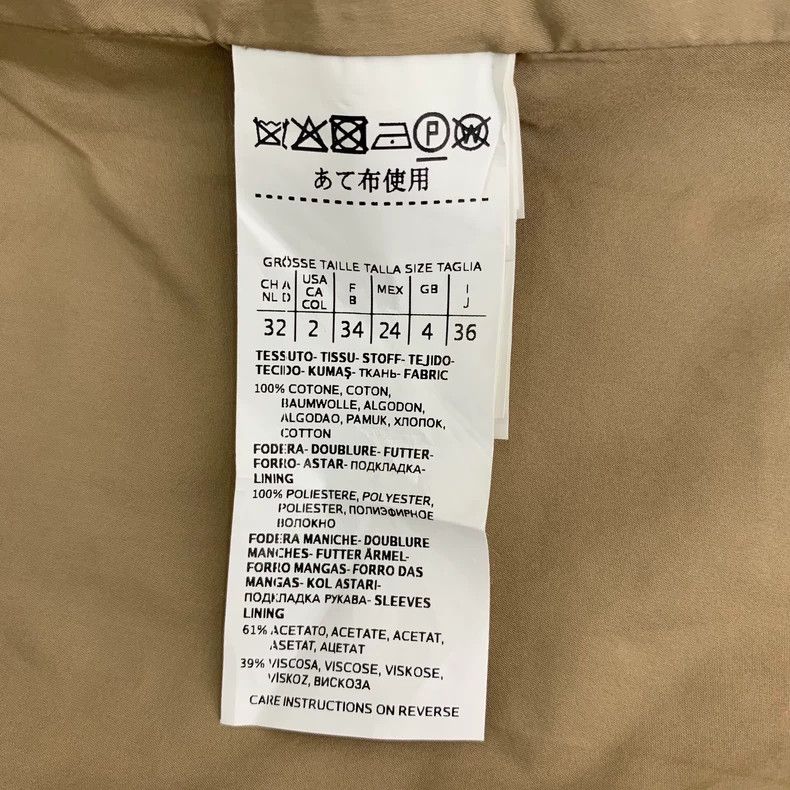 Max Mara Max Mara Cotton lapel belted trench coat Size XS / US 0-2 / IT 36-38 - 7 Thumbnail
