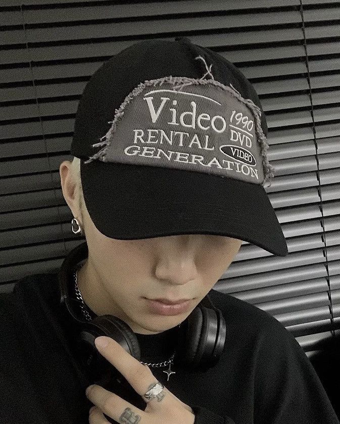 Japanese Brand Outdoor retro embroidery damage distressed raw cap hat Size ONE SIZE - 1 Thumbnail