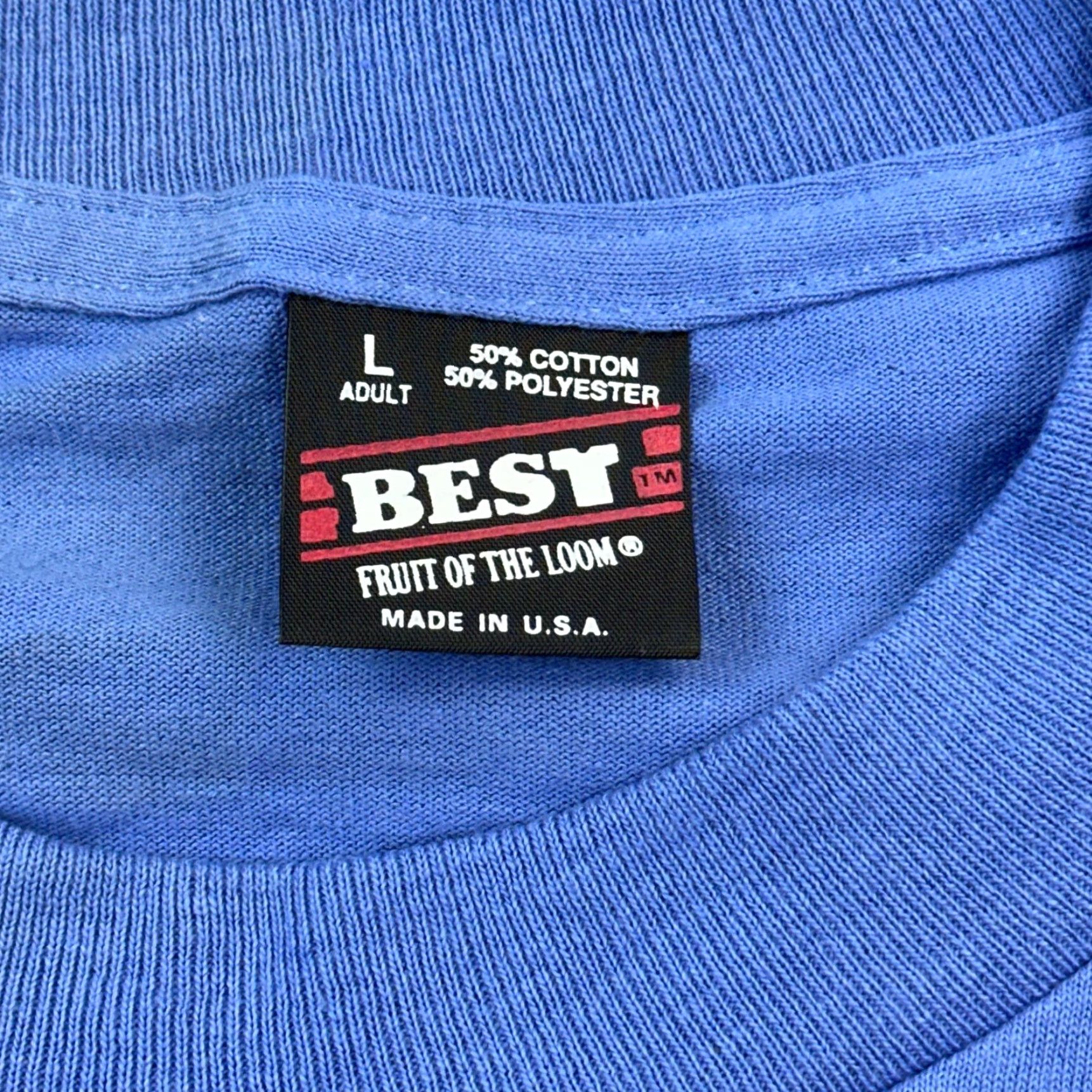 Fruit Of The Loom VINTAGE Fruit Of The Loom Shirt Mens Large Alaska Single Stitch USA Deadstock Size US L / EU 52-54 / 3 - 7 Thumbnail
