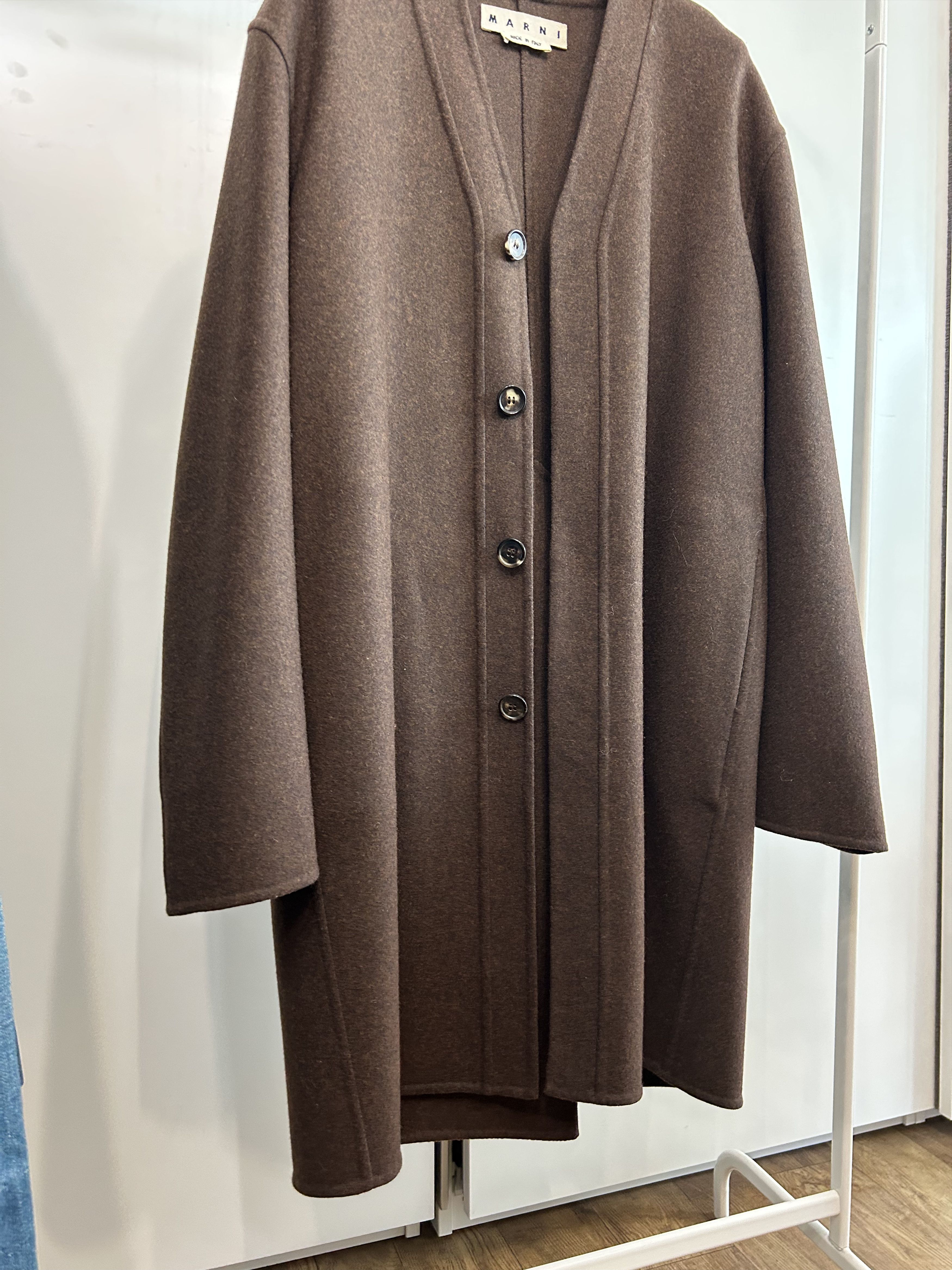 Marni MARNI Collarless Wrap Coat Size US M / EU 48-50 / 2 - 8 Thumbnail