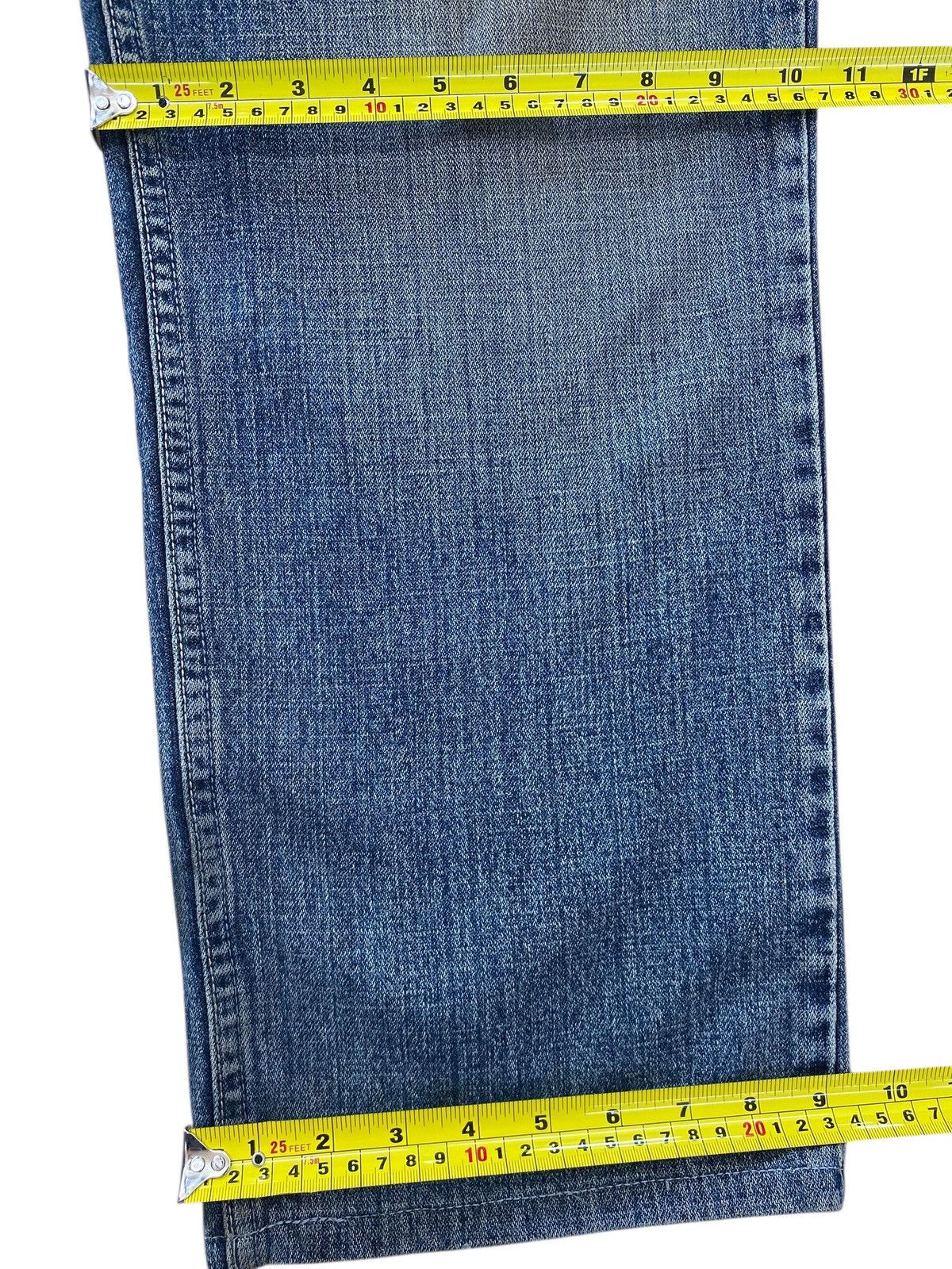 Levi's Y2K Levi's blue straight leg jeans distressed, faded jeans Size US 42 / EU 58 - 9 Thumbnail