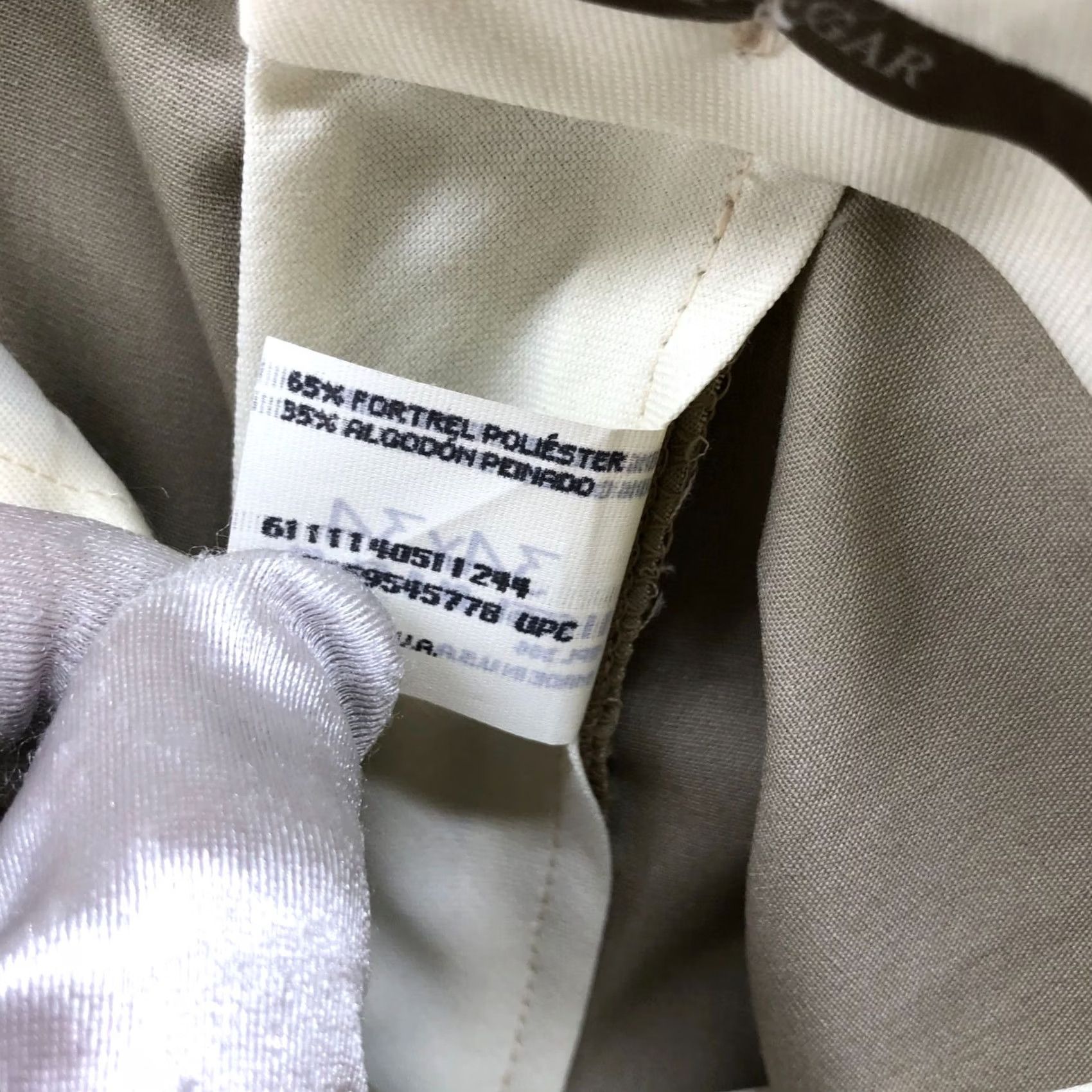 Haggar VINTAGE Haggar Pants Mens 34x34 Beige Straight Classic Chino Khaki Dress Size US 34 / EU 50 - 8 Thumbnail