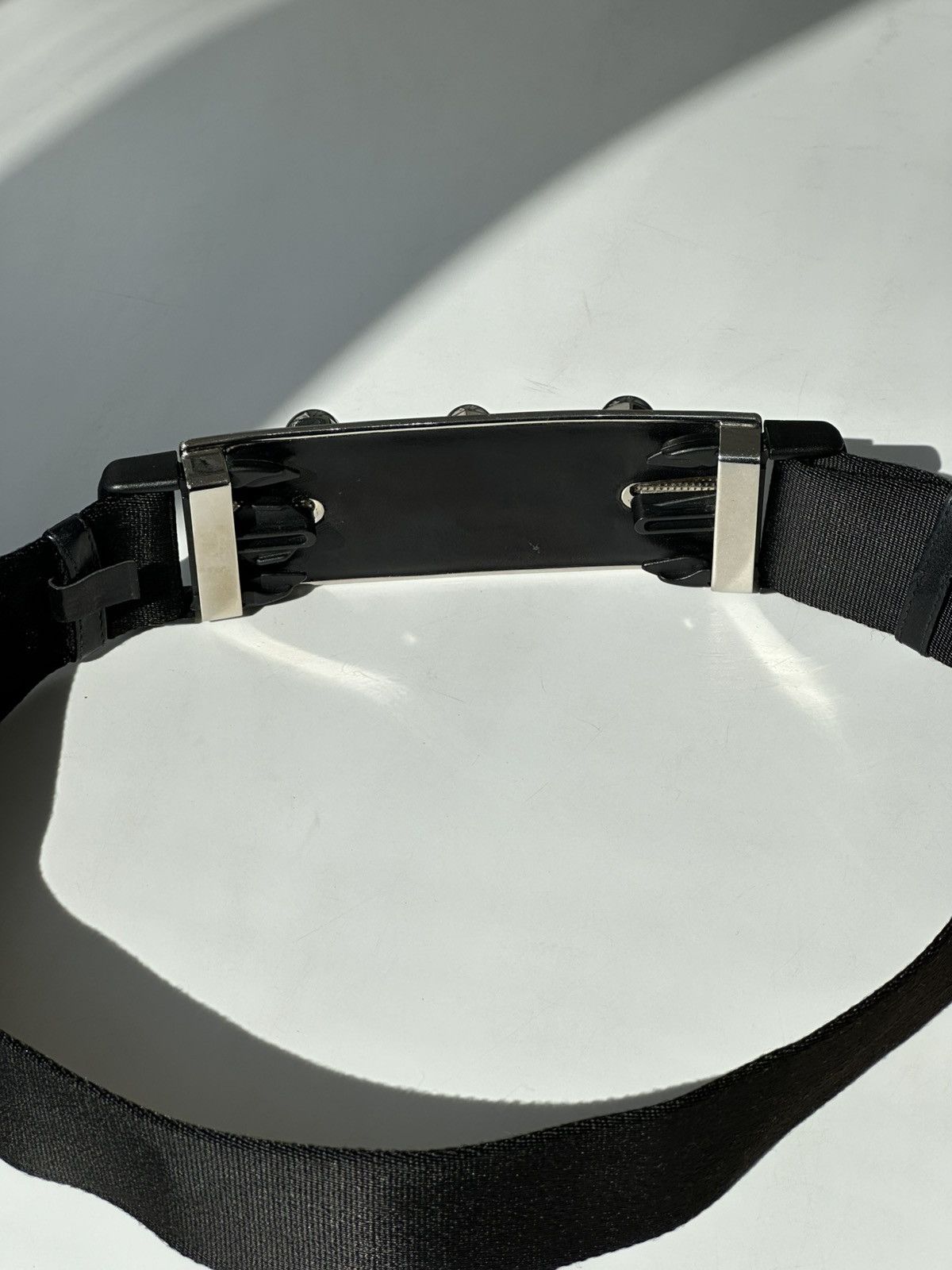 Prada PRADA FW 2007 Massive Studded Screws Logo Metal Belt runway Size ONE SIZE - 18 Thumbnail