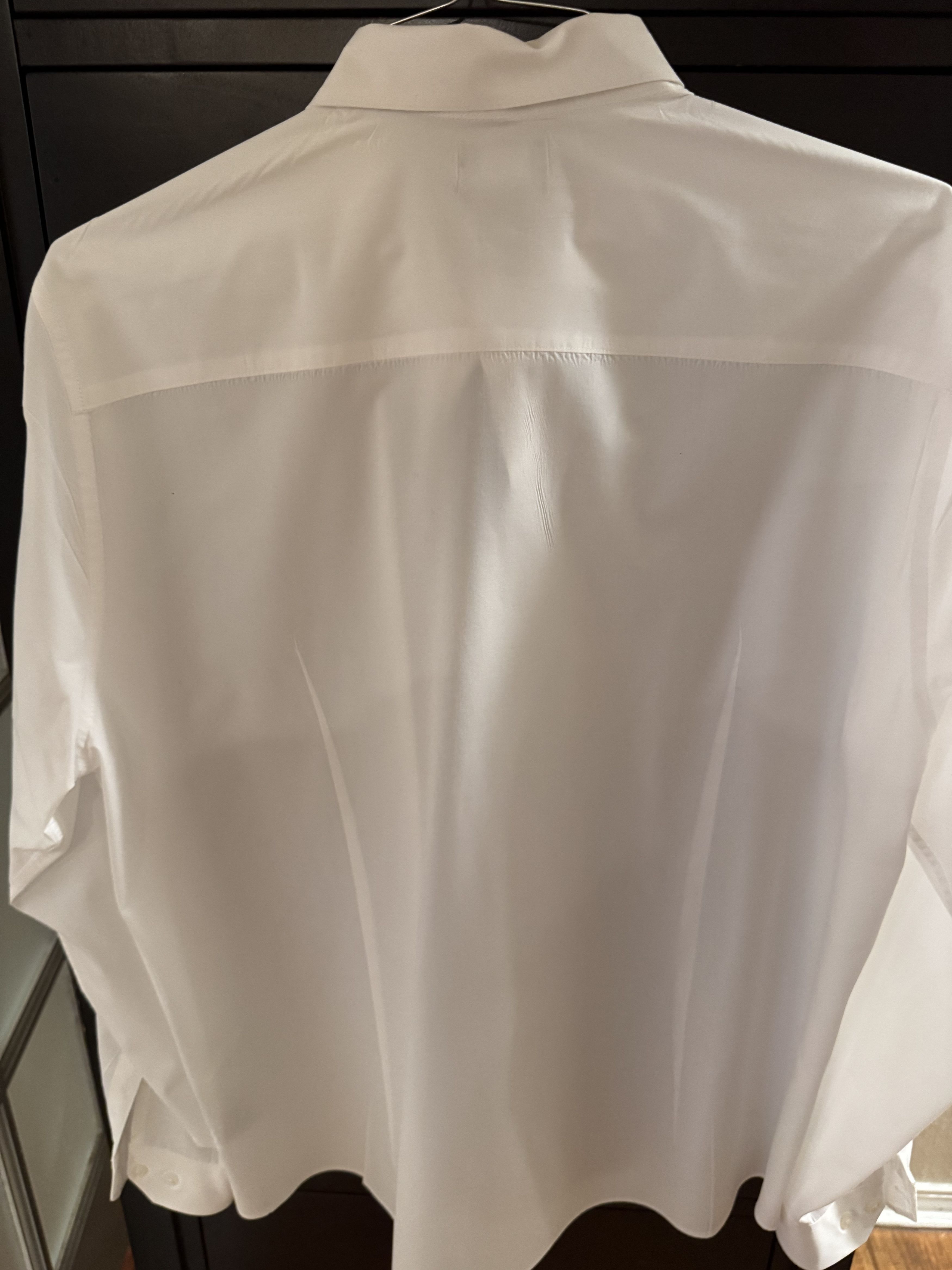 H&M H&M White Dress Shirt. Spread Collar. Just Dry Cleaned Size US XL / EU 56 / 4 - 3 Thumbnail