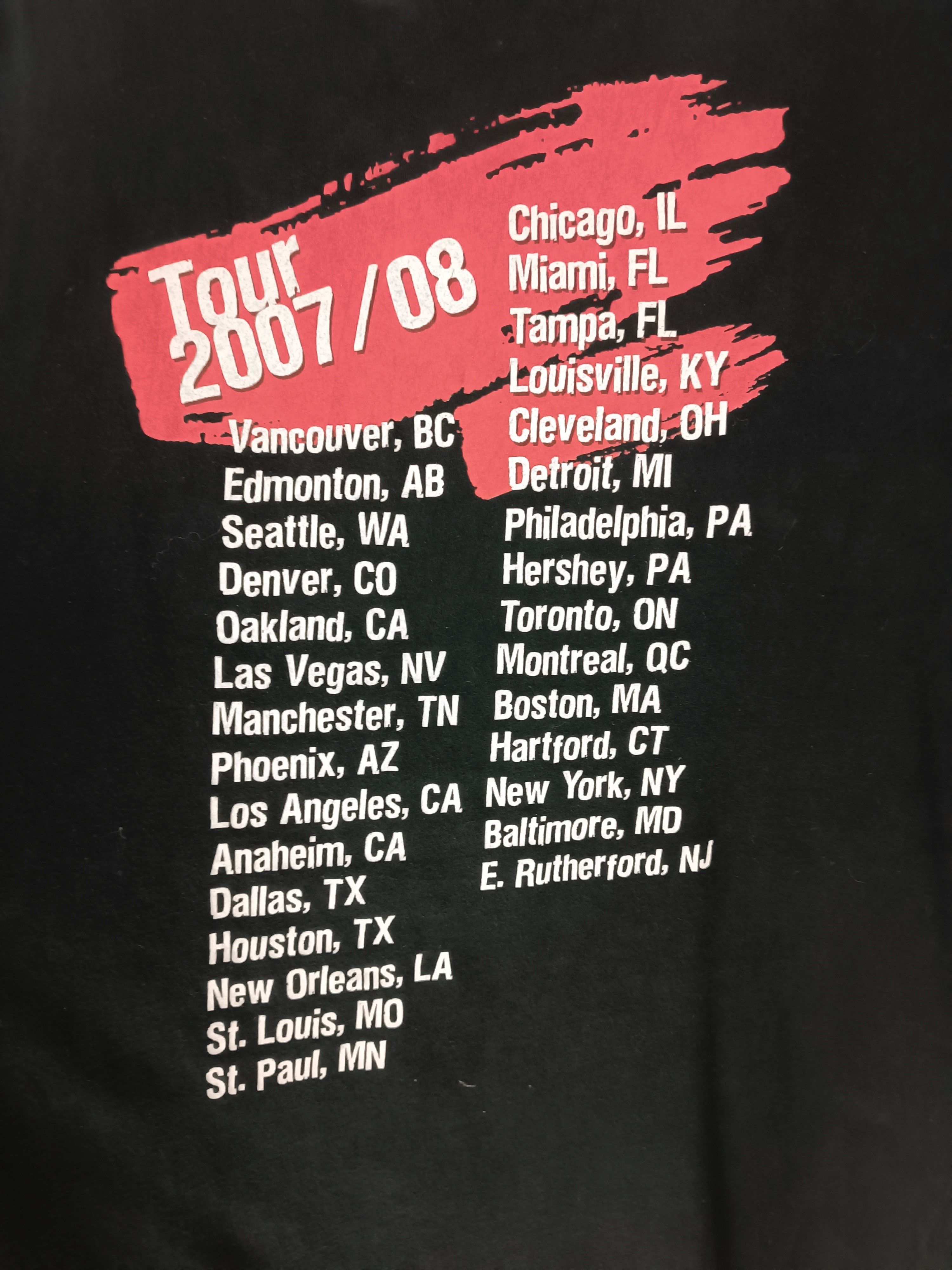 Band Tees VINTAGE 2007 THE POLICE US TOUR TEE sting U2 duran clash Size US L / EU 52-54 / 3 - 15 Thumbnail