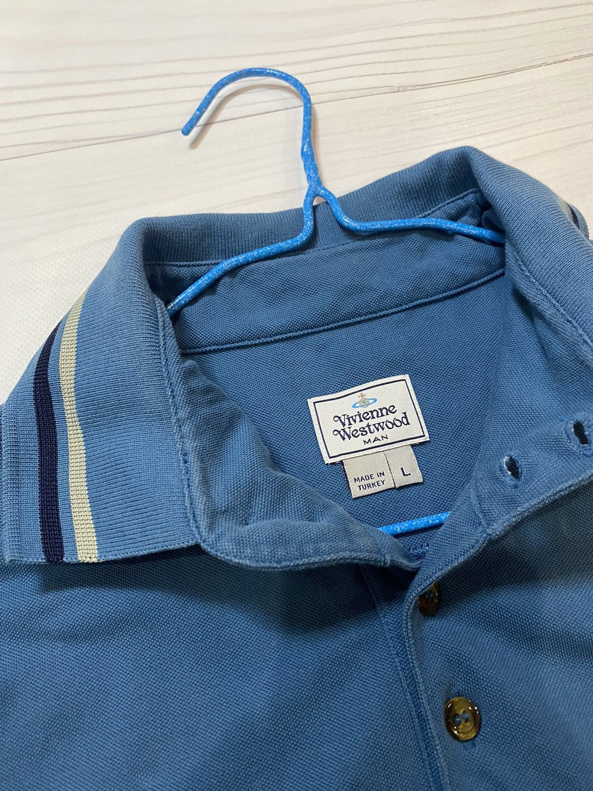 Vintage Vintage Vivienne Westwood y2k Polo T Shirt Size US L / EU 52-54 / 3 - 8 Thumbnail