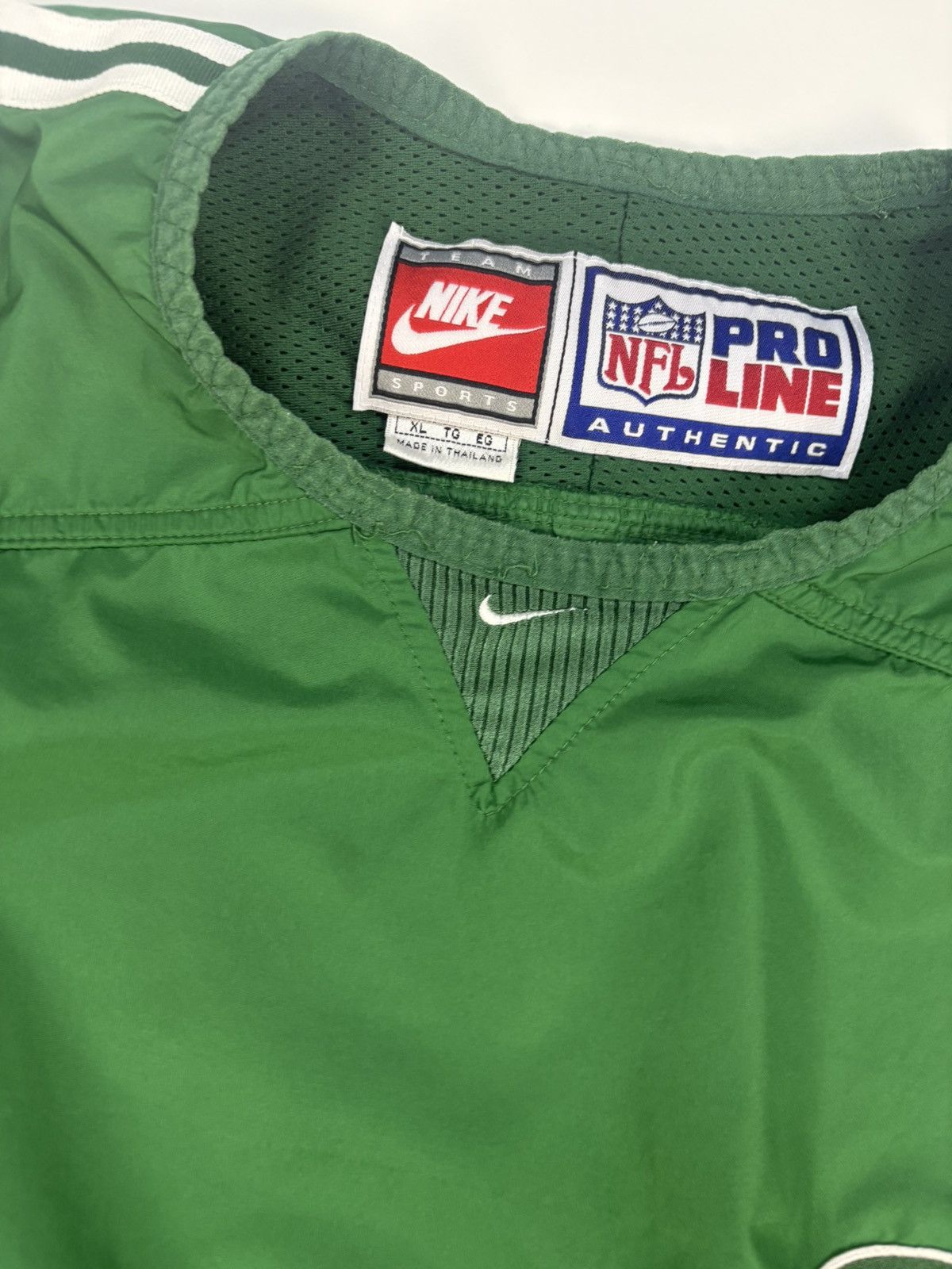 NFL × Nike × Vintage 1990’s Nike New York Jets Windbreaker Jacket Size US XL / EU 56 / 4 - 2 Thumbnail