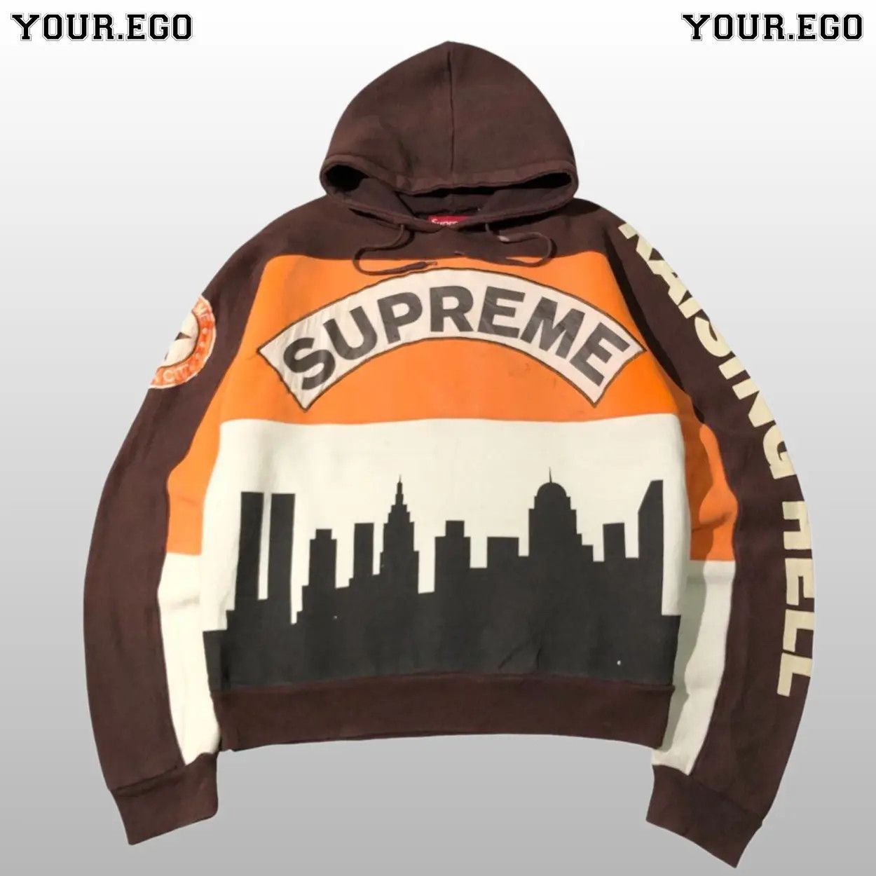 S*ジ様 2005SS supreme Raising Hell Hoodie Supreme Supreme Raising Hell Hoodie SS05 | Grailed
