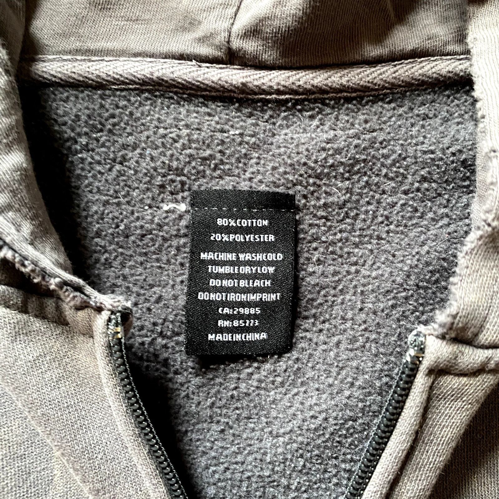 O'Neill Intentionally Distressed Y2K Oneill Zip Up Hoodie Size US L / EU 52-54 / 3 - 3 Thumbnail