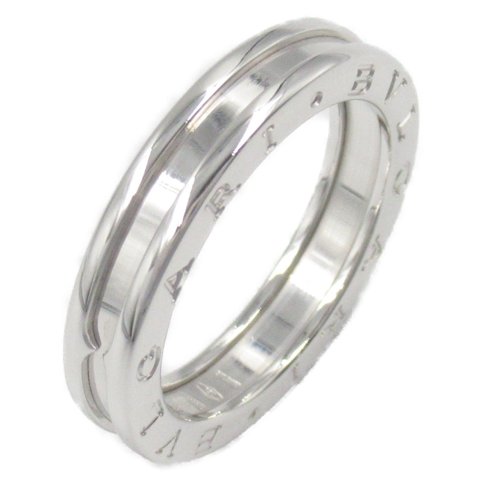 Bvlgari Bvlgari B Zero One Ring 1Belt K18Wg (White Gold) Silver Size ONE SIZE - 1 Thumbnail