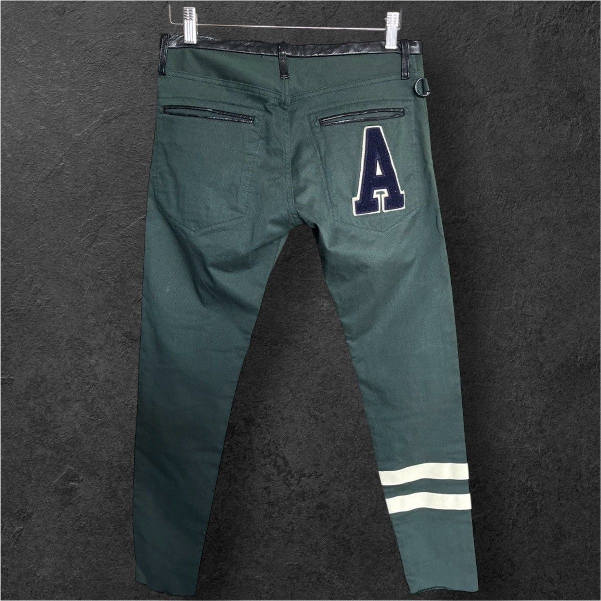 Undercover UCU4502 Green Varsity Patch Pants Sz 2