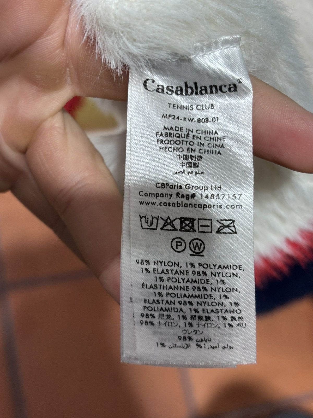 Casablanca Casablanca - Slim-Fit Logo-Jacquard Brushed-Knit Polo Size US L / EU 52-54 / 3 - 6 Thumbnail
