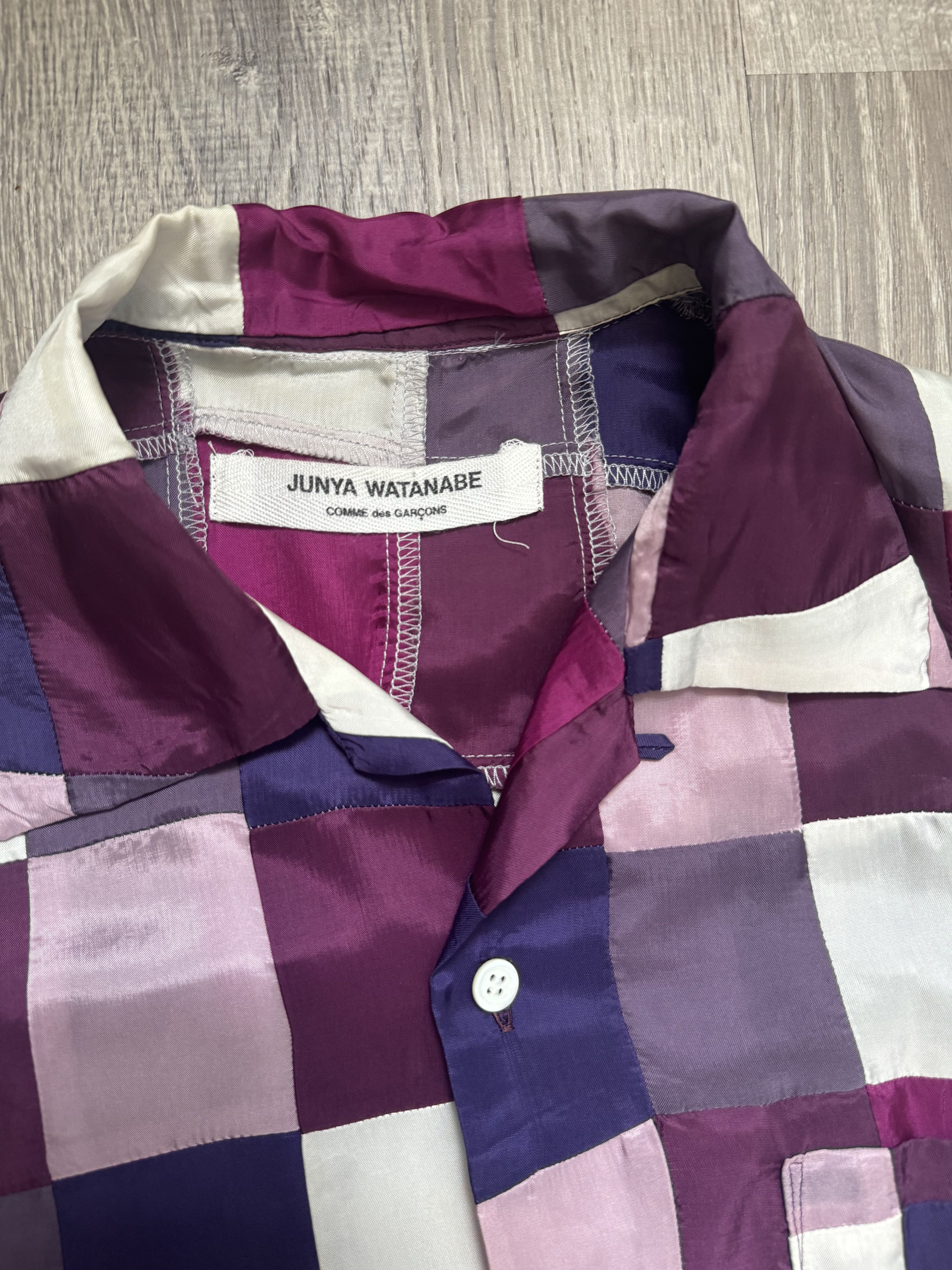 Comme des Garcons Comme Des Garcons Junya Watanabe S/S 2000 Patchwork Shirt Size US S / EU 44-46 / 1 - 3 Thumbnail