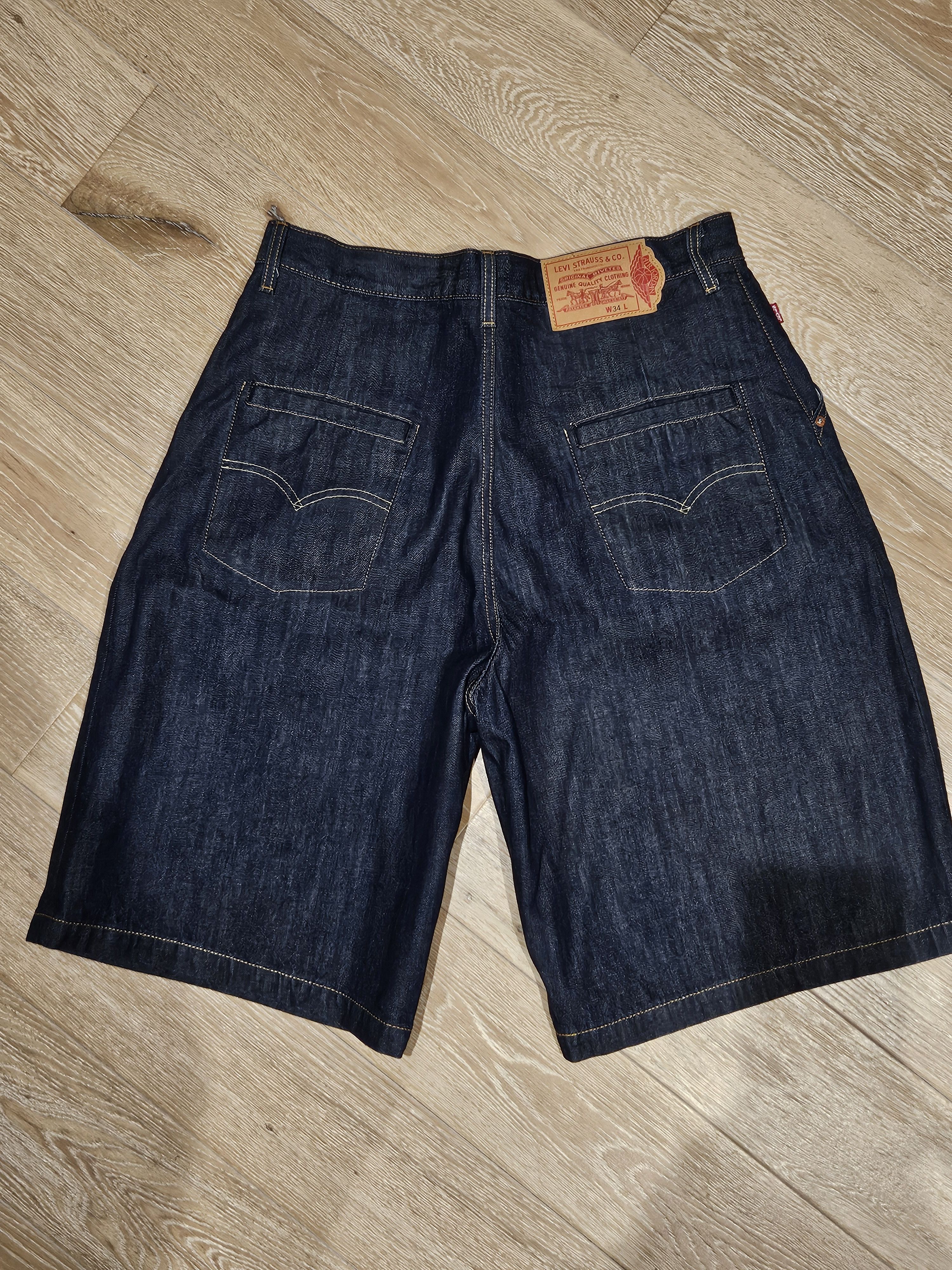 Levi's Nike X Levi's Air Jordan denim baggie shorts it Size US 34 / EU 50 - 6 Thumbnail