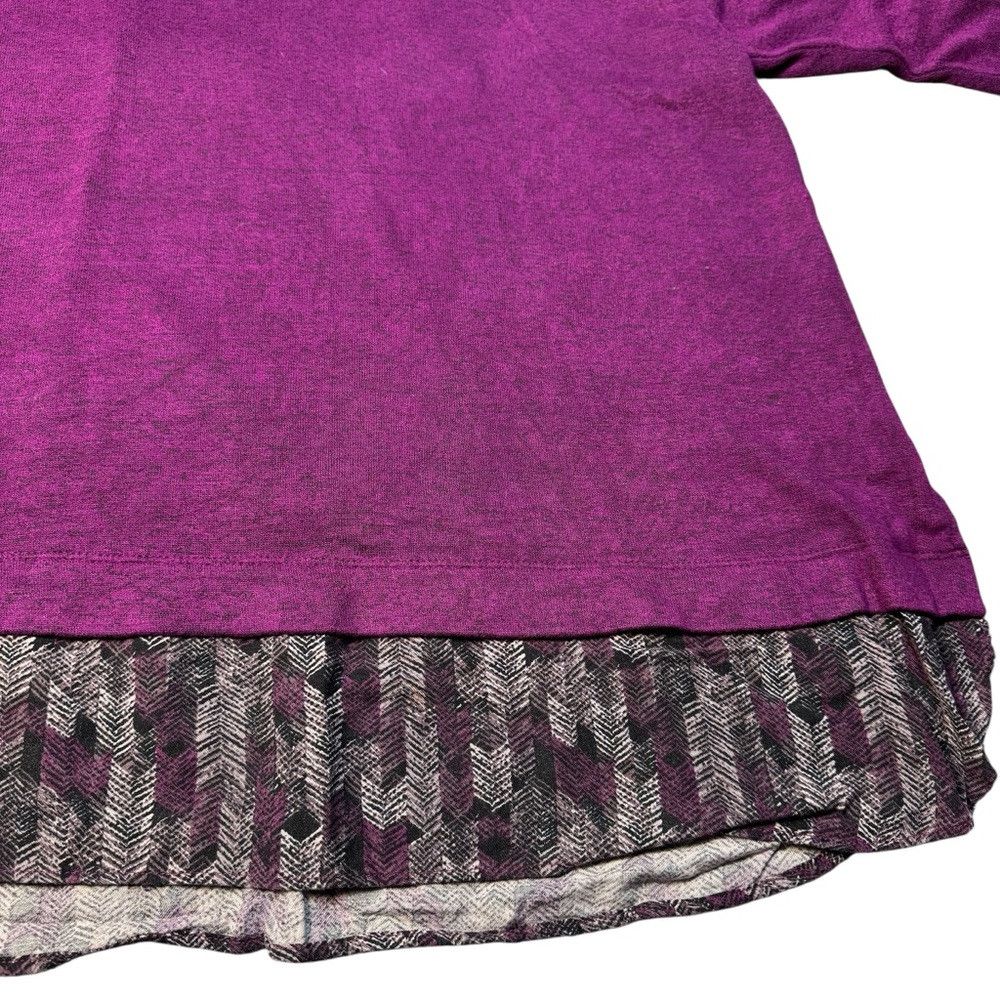 Other New Catherine's Impossibly Soft Duet Purple Tunic Size 4X Size 4XL / US 24-26 - 4 Thumbnail