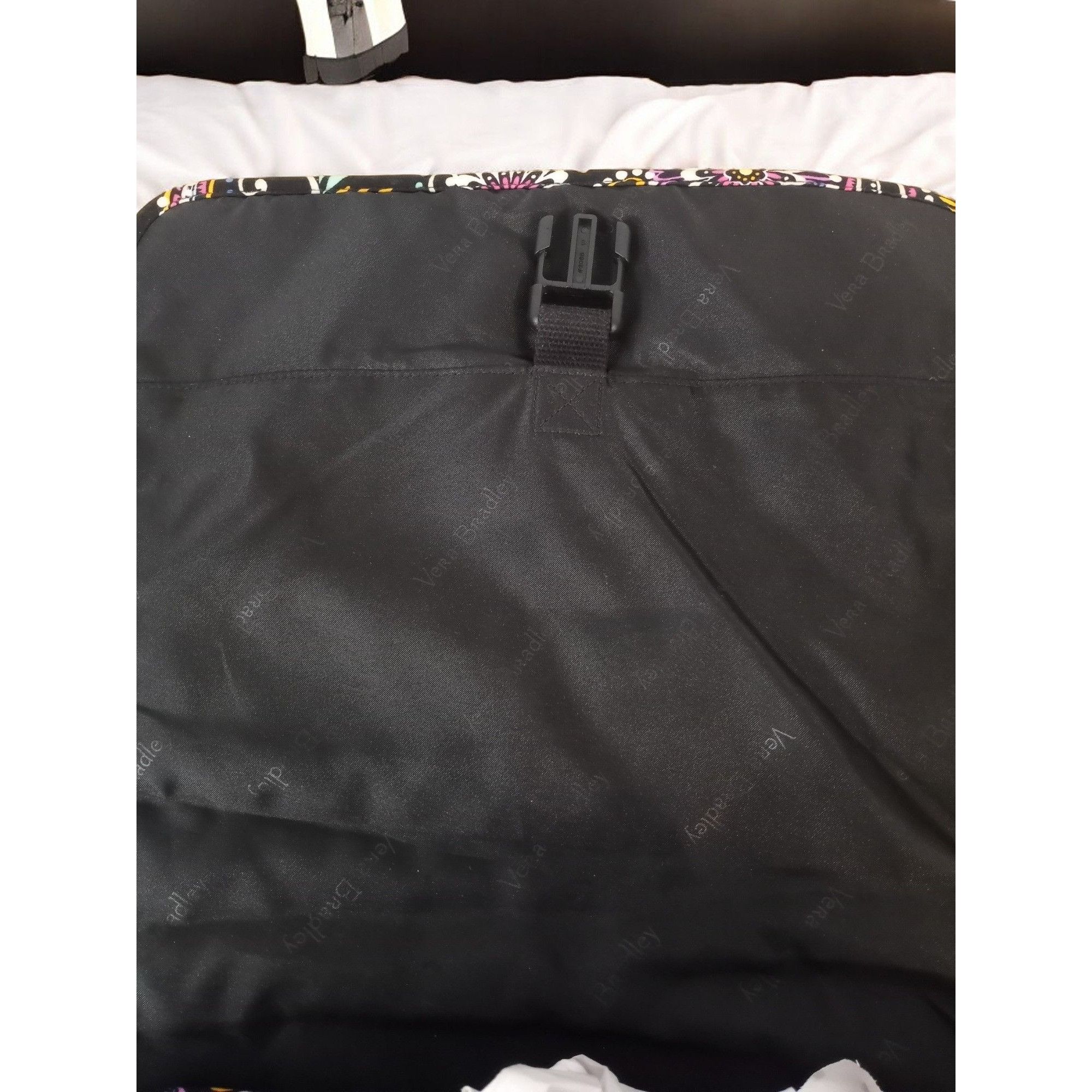 Vera Bradley Vera Bradley Black Paisley Foldover Laptop Book Bag. Size ONE SIZE - 13 Thumbnail